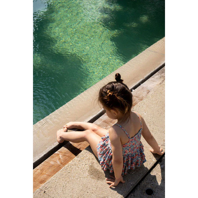 Konges Slojd Rosie Blue Manuca Frill Swimsuit - Image 5
