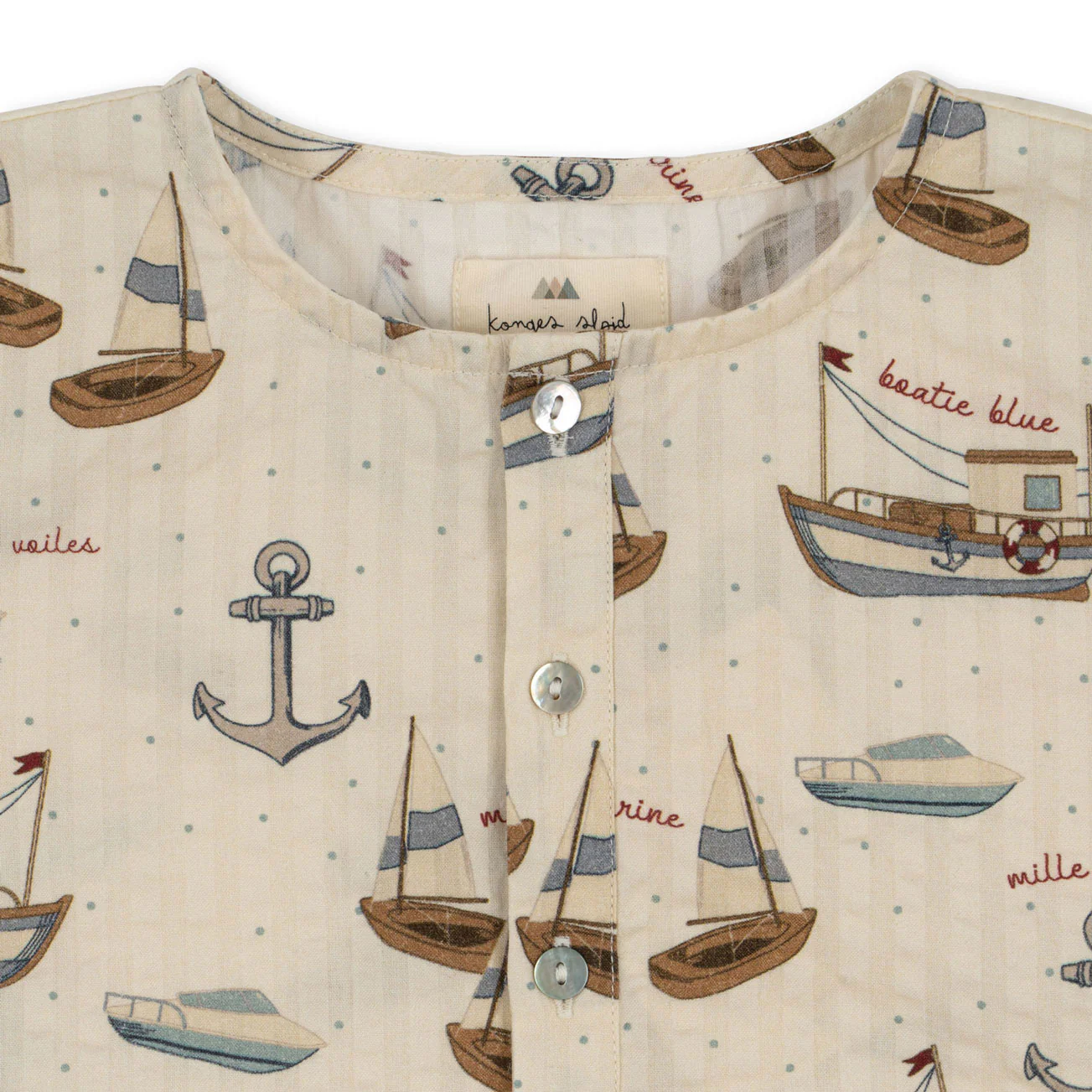 Konges Slojd Sail Away Ace Ss Shirt - Image 4