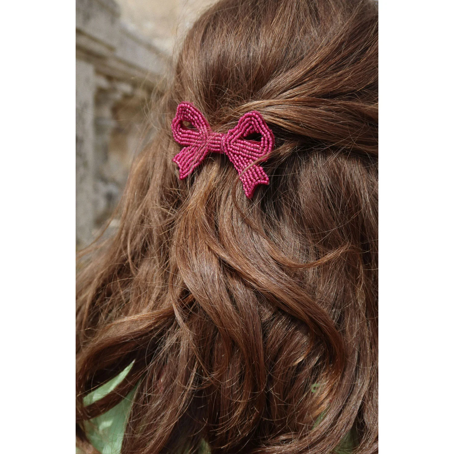 Konges Slojd Sangria 2 Pack Pearly Bow Hair Clips - Image 2