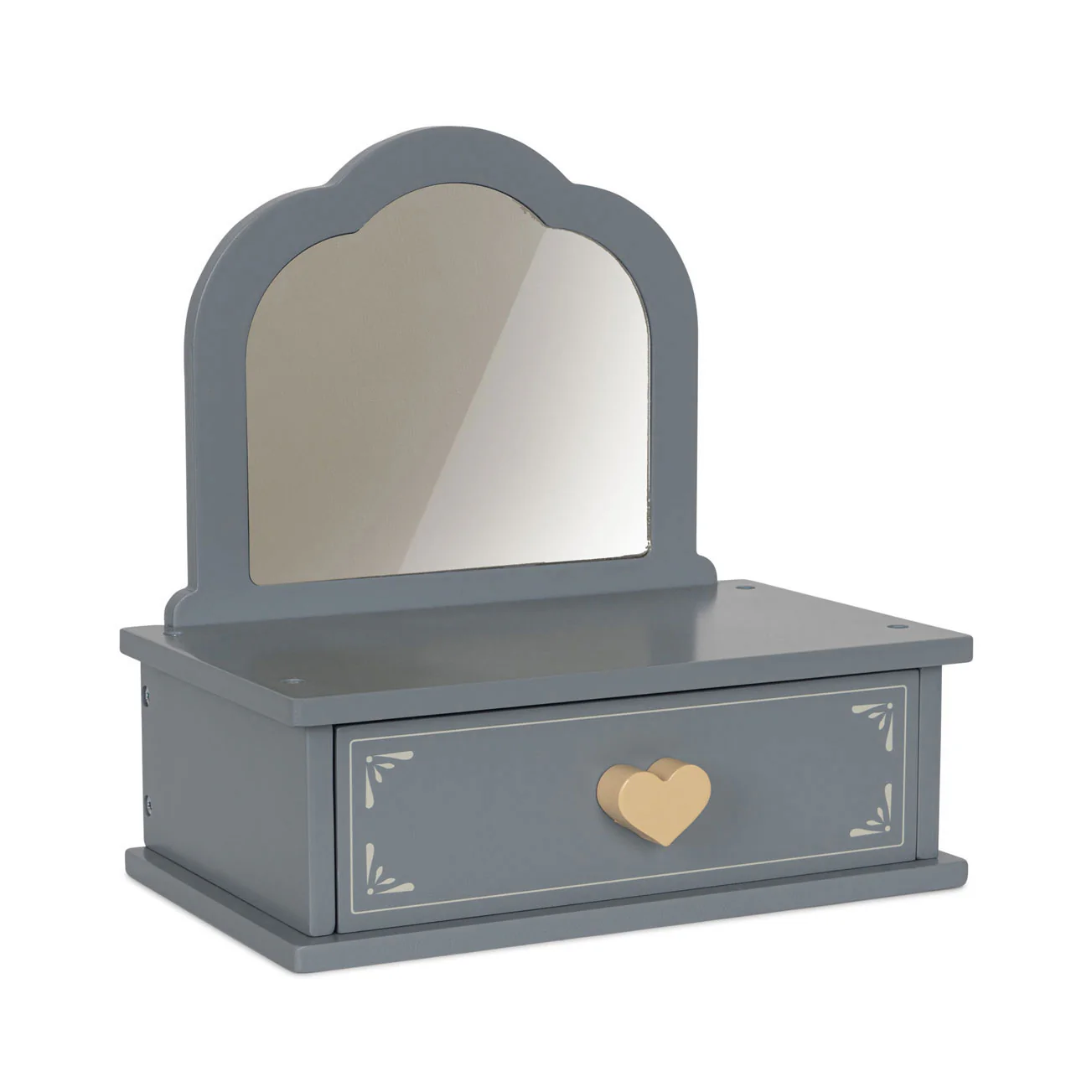 Konges Slojd Sleet Wooden Makeup Mirror With Drawer