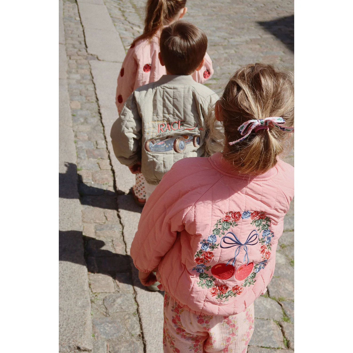 Konges Slojd Strawberry Ice Juno Bomber Jacket - Image 3