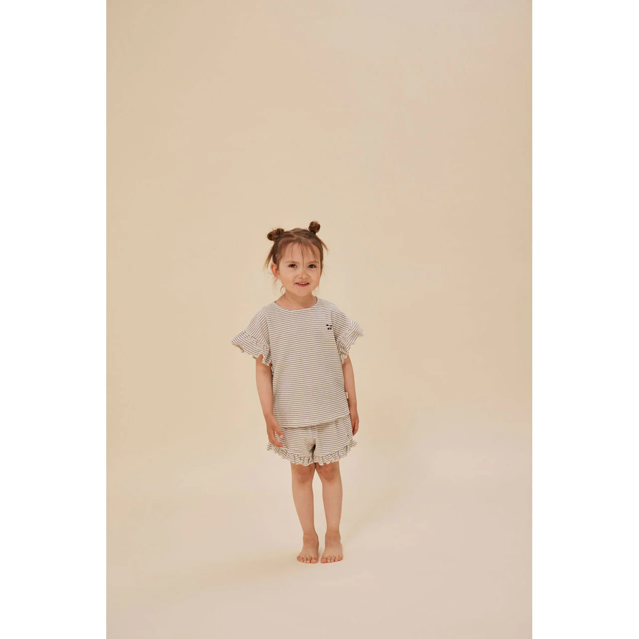 Konges Slojd Stripe Bluie Itty Frill Shorts - Image 2