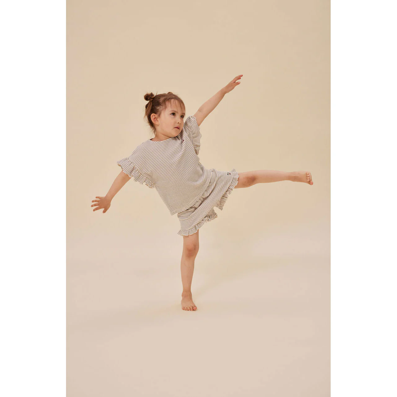 Konges Slojd Stripe Bluie Itty Frill Tee - Image 2