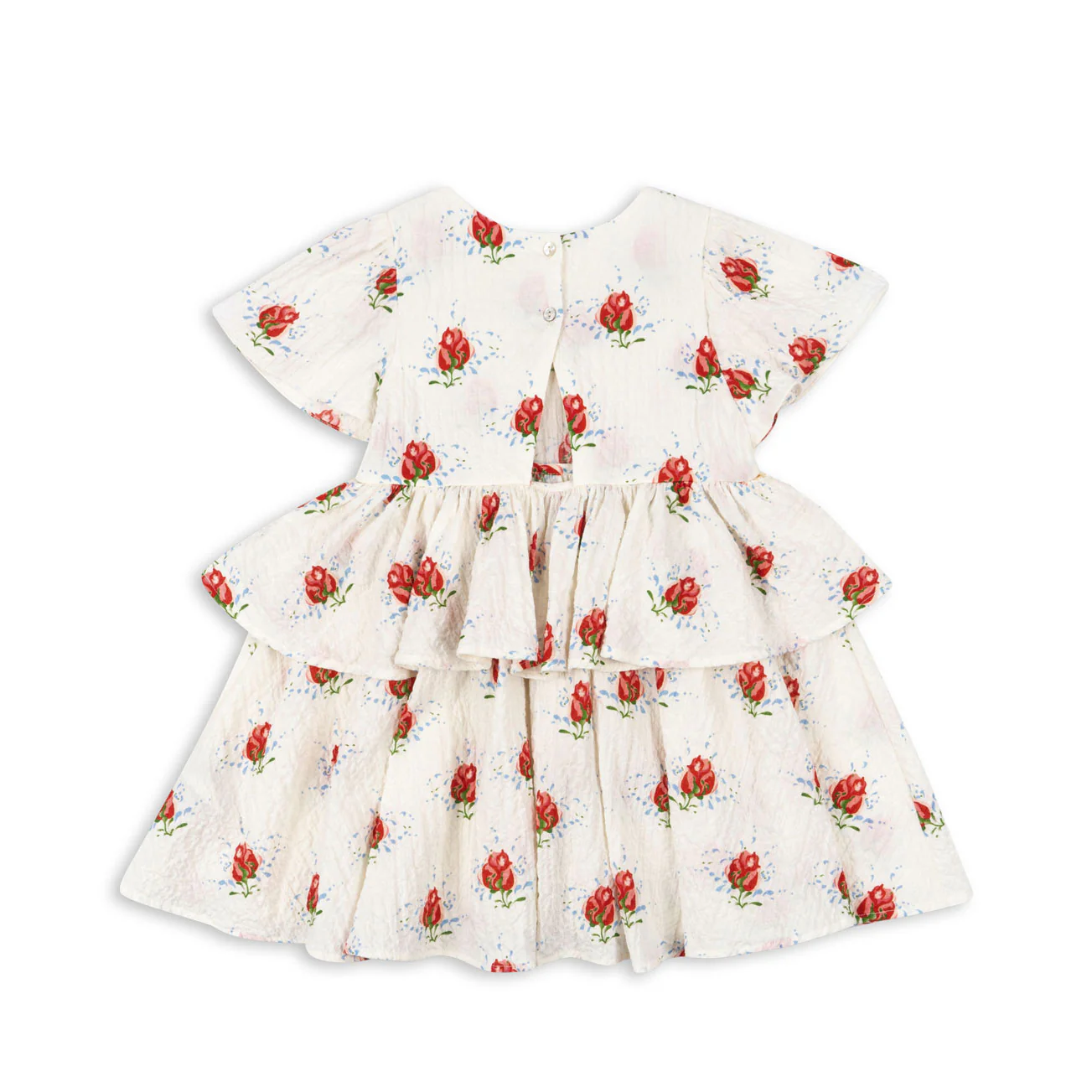 Konges Slojd Vita Rosa Elin Frill Dress - Image 4