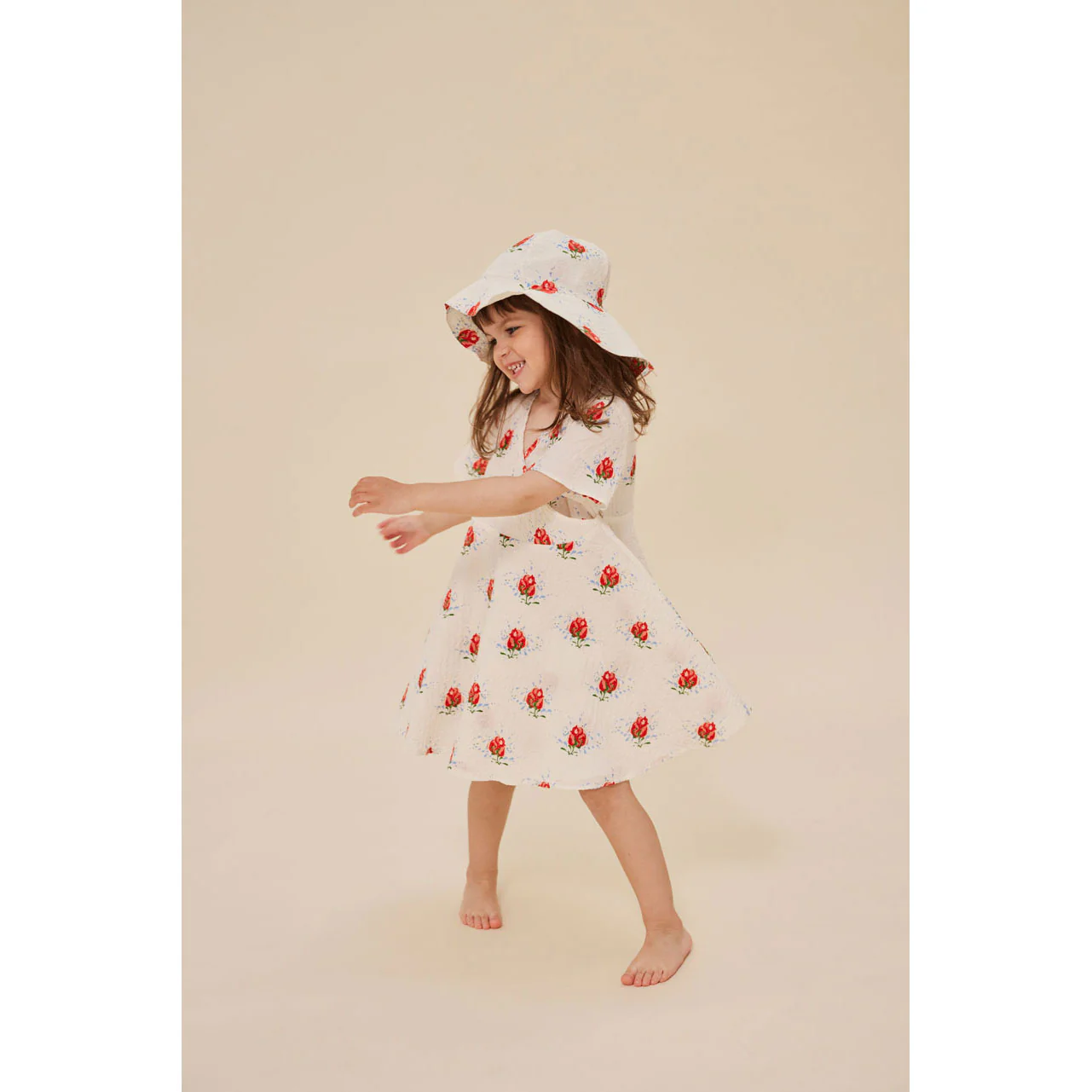 Konges Slojd Vita Rosa Elin Wrap Dress - Image 2