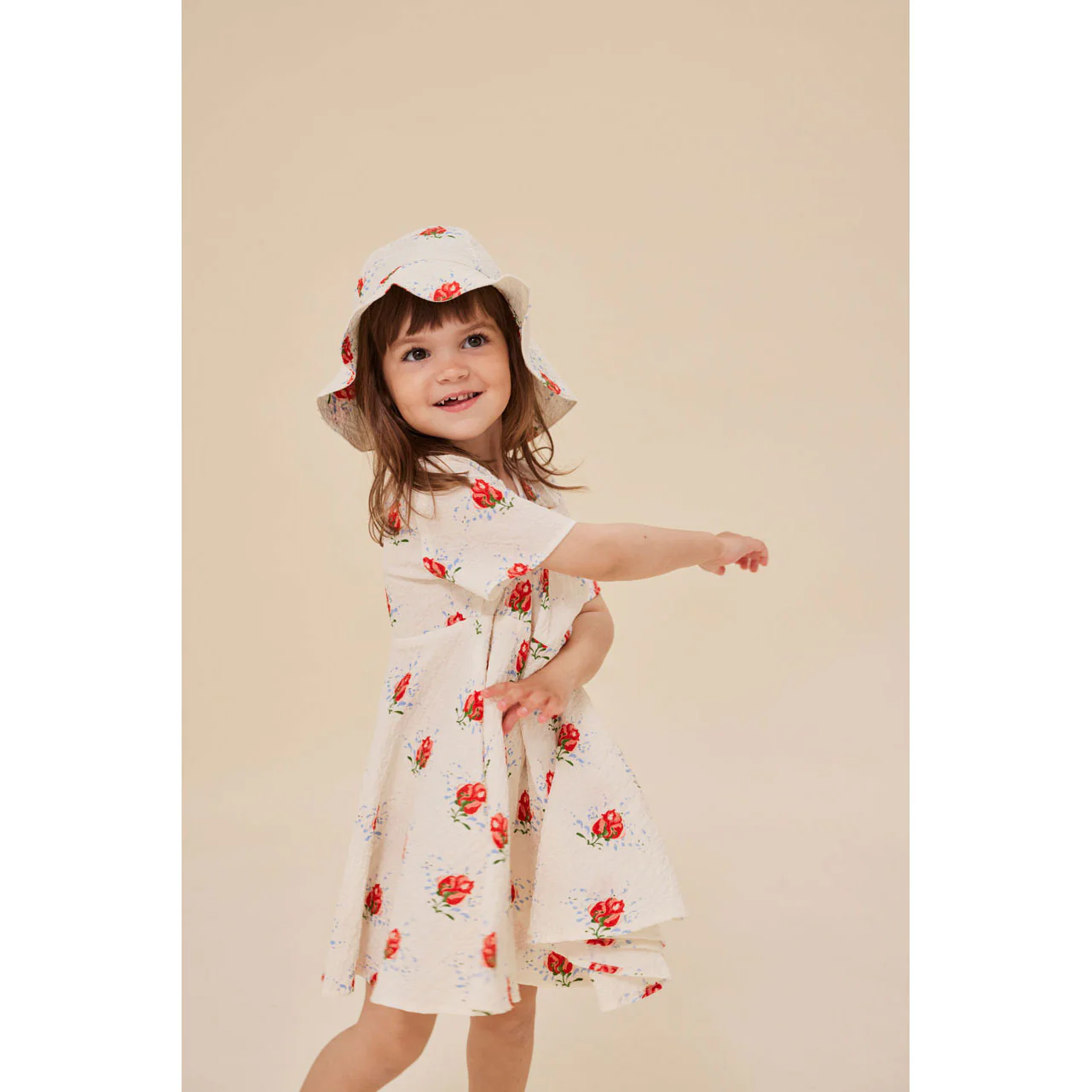 Konges Slojd Vita Rosa Elin Wrap Dress - Image 4