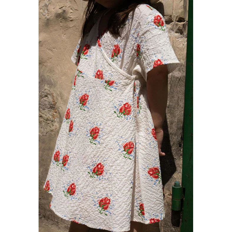 Konges Slojd Vita Rosa Elin Wrap Dress - Image 5