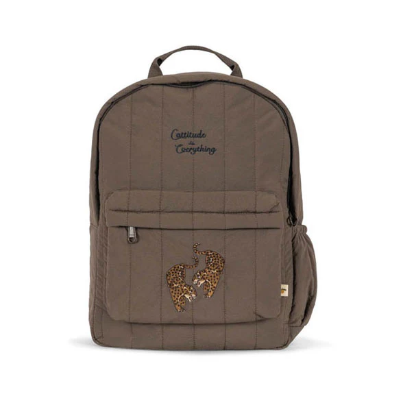 Konges Slojd Walnut Juno Quilted Backpack