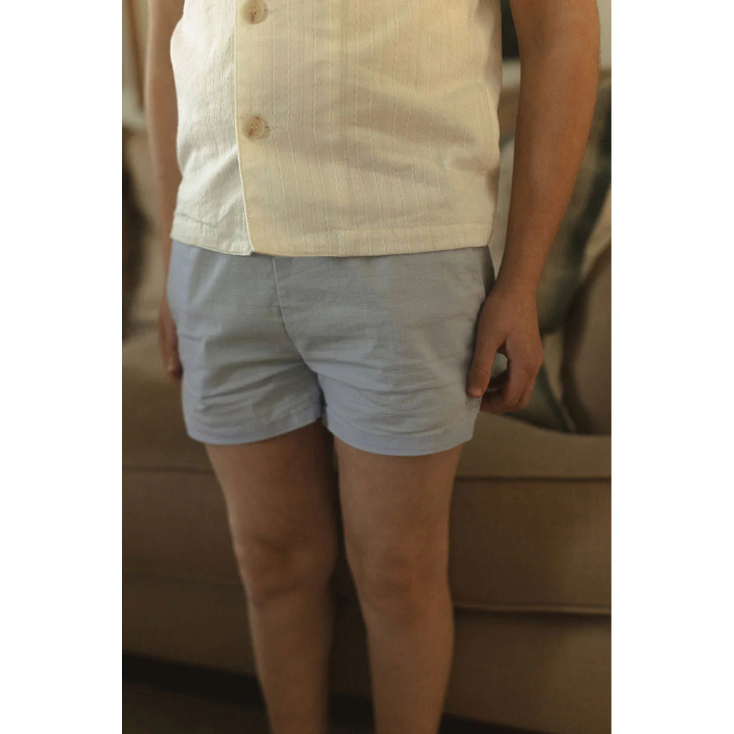 L by Ladida Baby Blue Pull On Shorts - Image 4