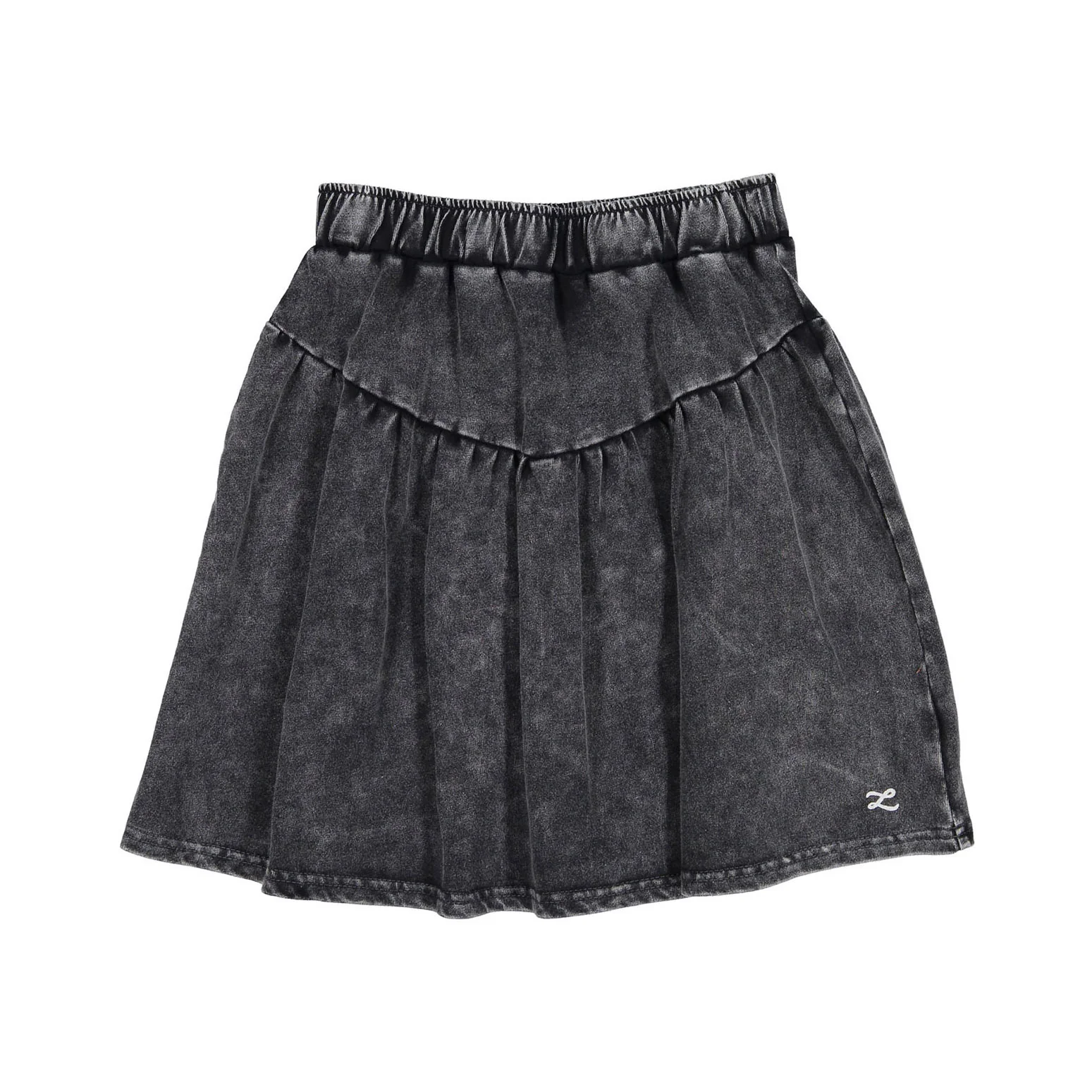 L by Ladida Black Wash V Skirt