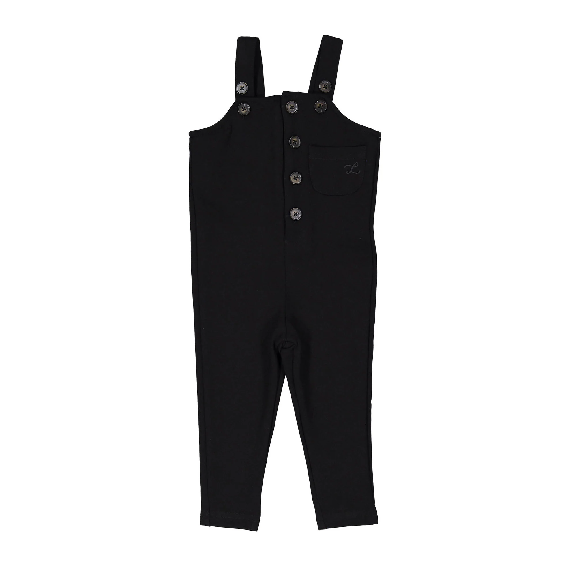 L by Ladida Black Ponte Overalls