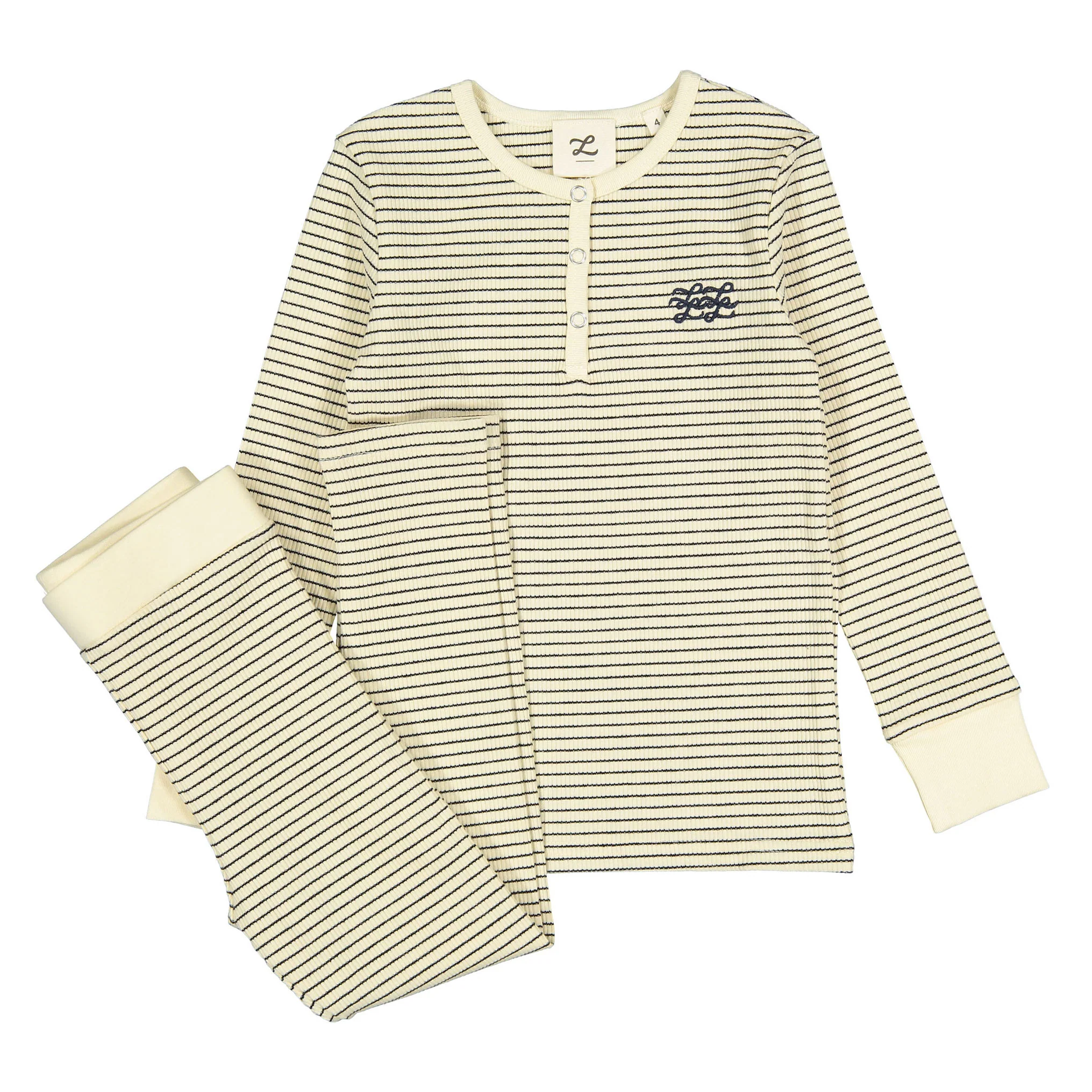 L by Ladida Black Striped Pajamas