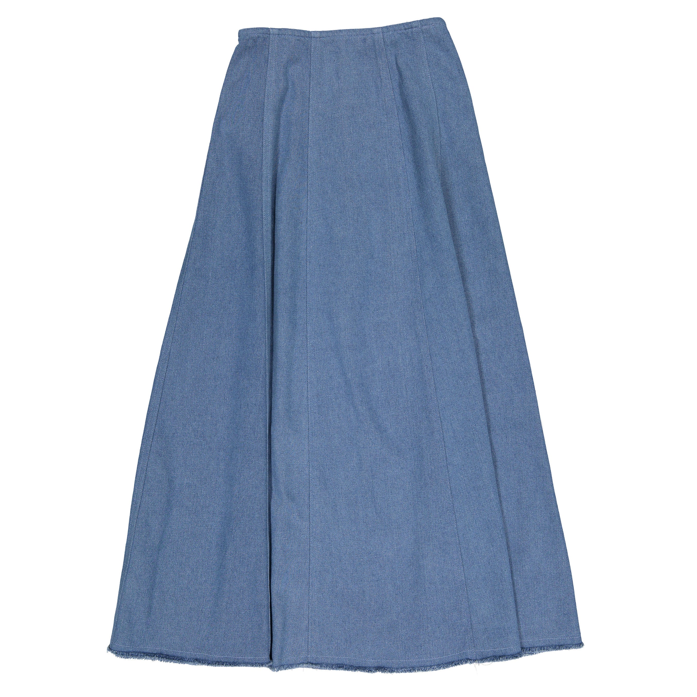 L by Ladida Blue Denim Paneled Maxi Skirt - Image 2