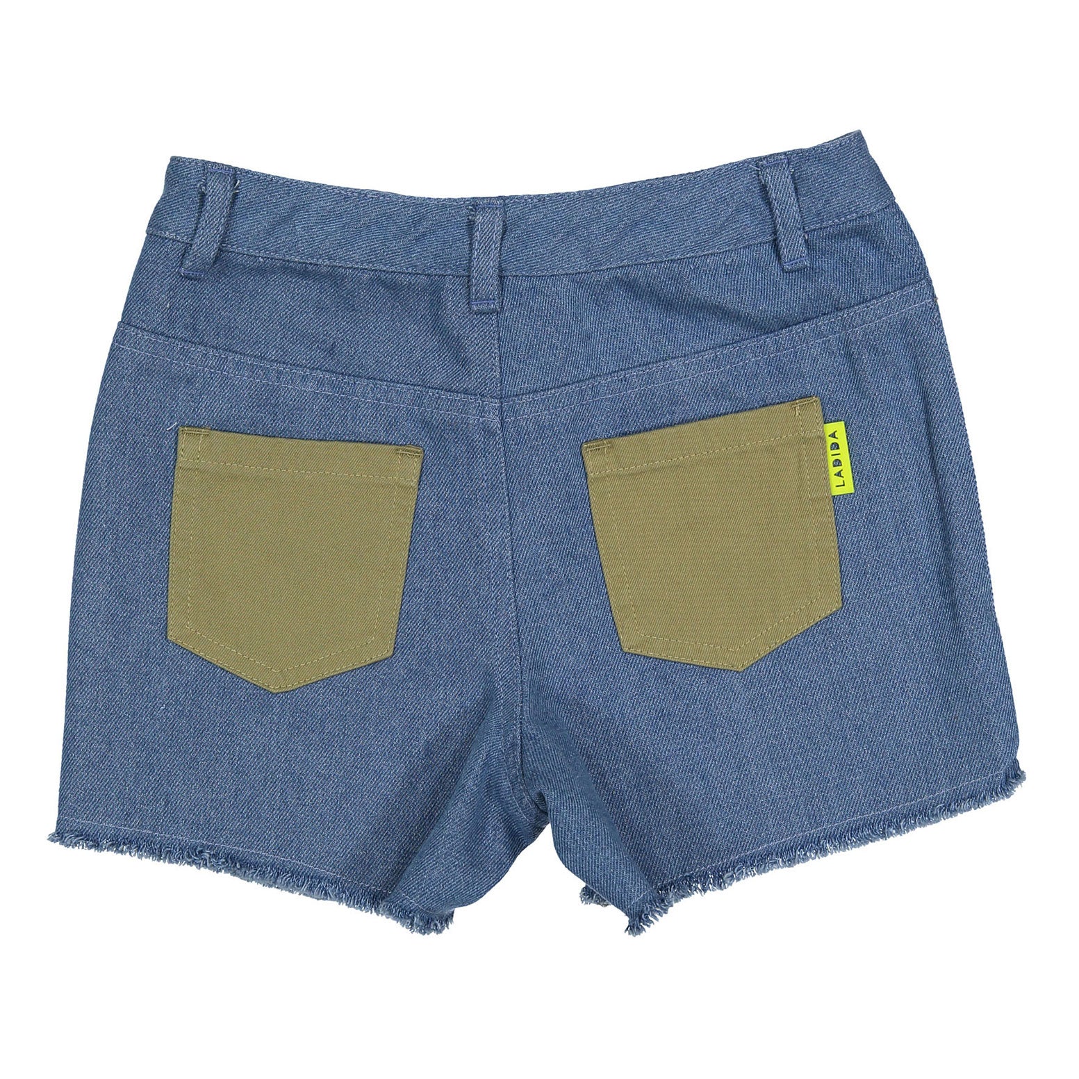 L by Ladida Blue Denim Pocket Shorts - Image 2