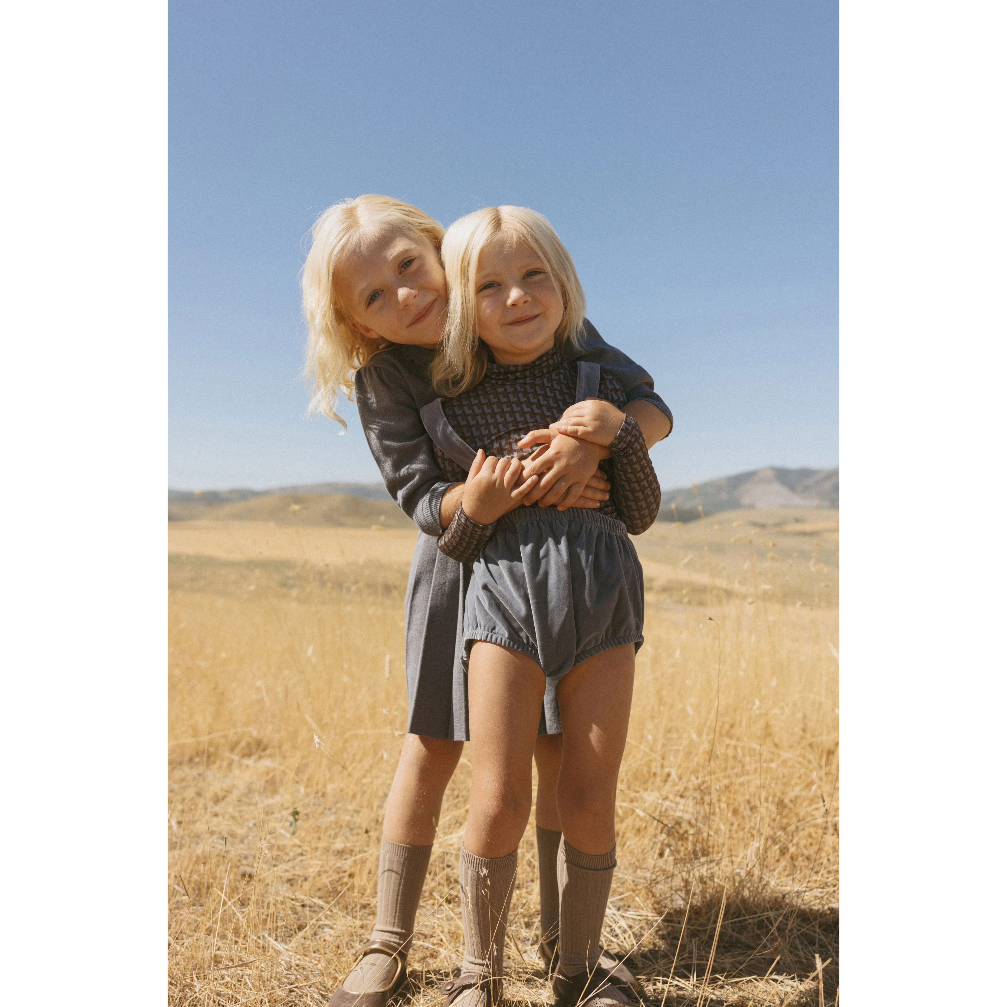 L by Ladida Blue Velvet Suspender Bloomers - Image 2
