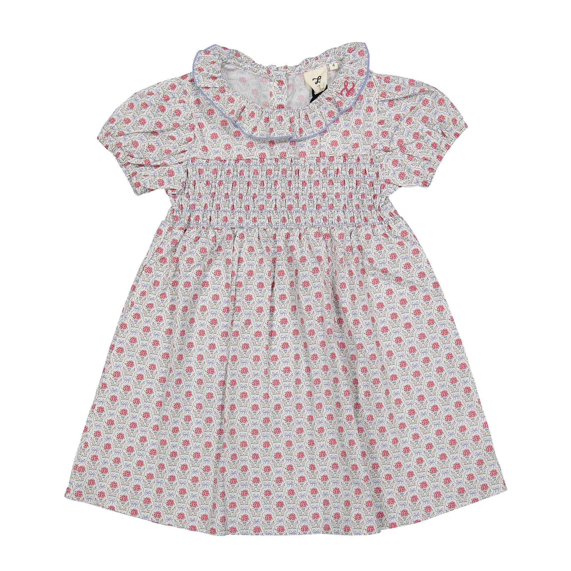 L by Ladida Bouquet Short Sleeve Dress