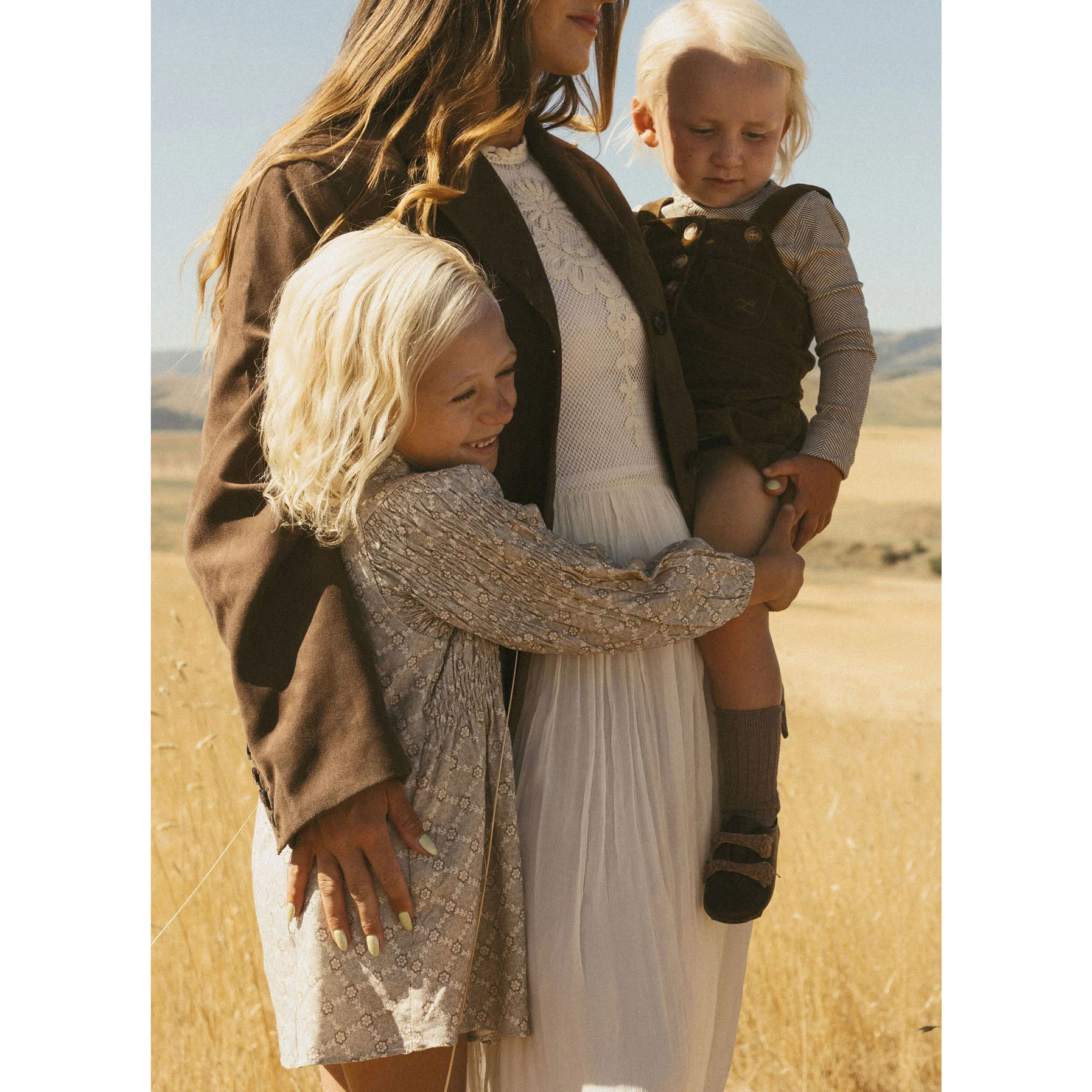 L by Ladida Brown Herringbone Printed Turtleneck - Image 3