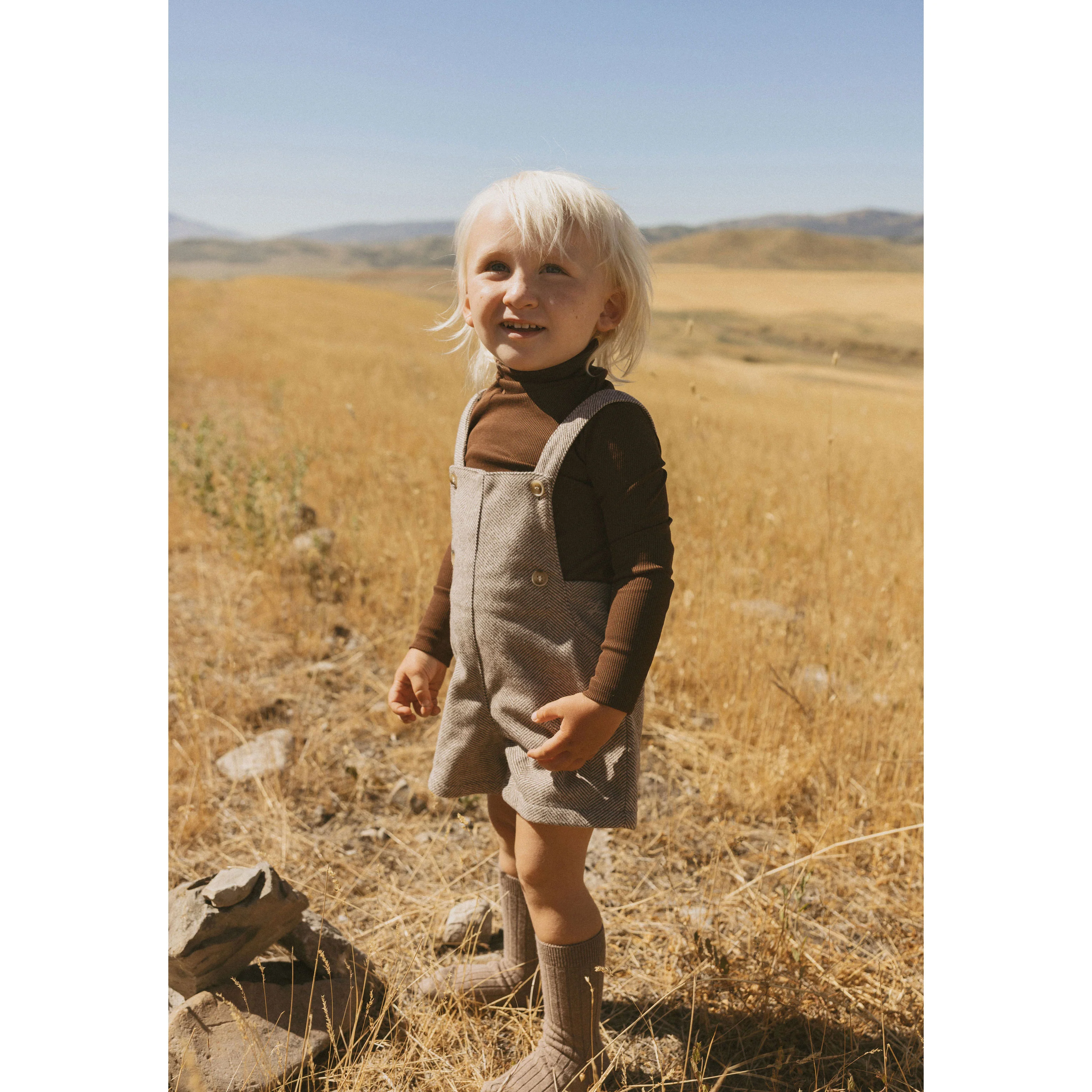 L by Ladida Brown Ribbed Turtleneck - Image 3