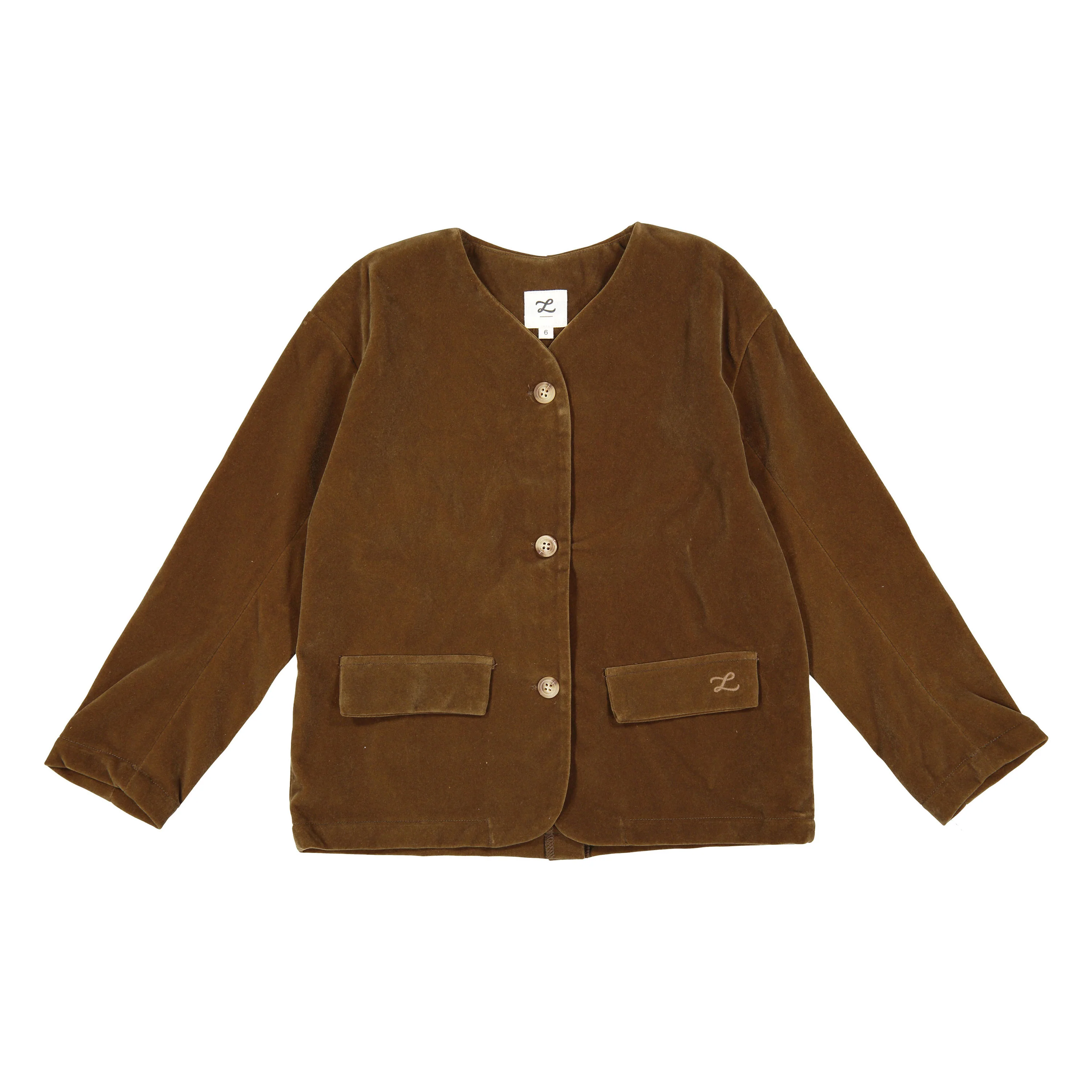 L by Ladida Brown Velvet Blazer
