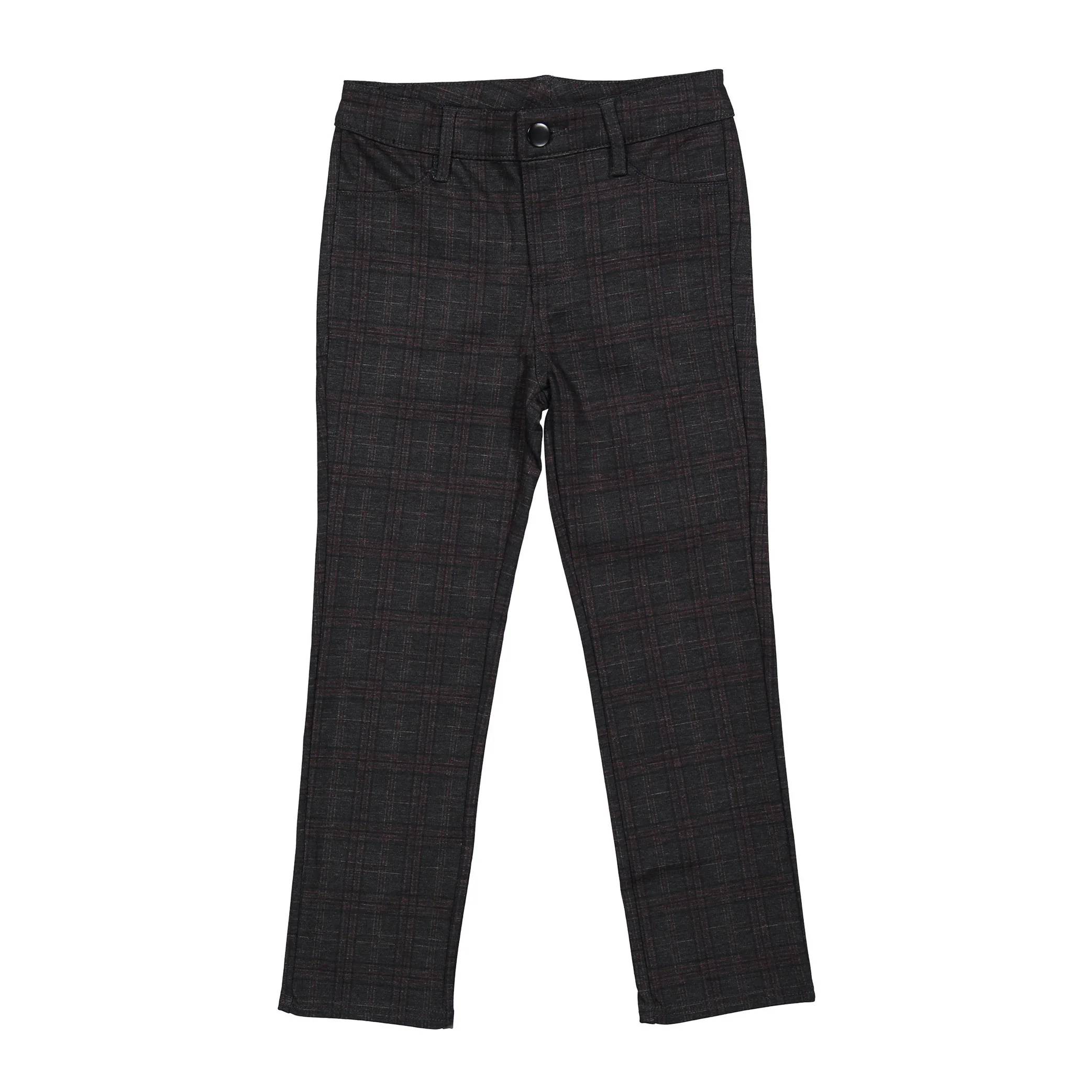 L by Ladida Charcoal Plaid Ponte Pants