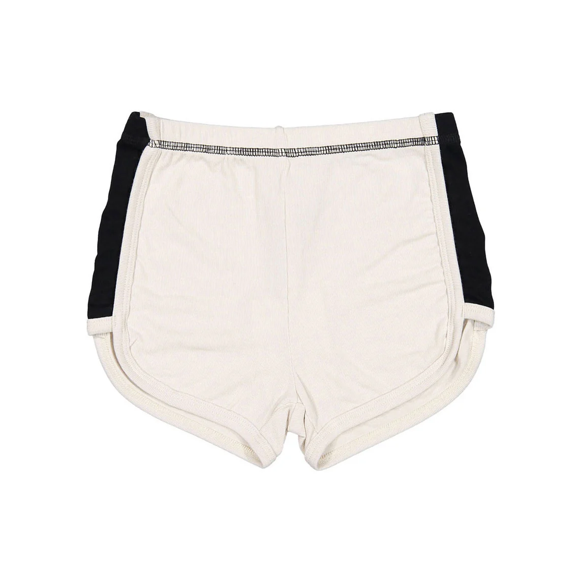 L by Ladida Cream + Black Boys Contrast Shorts