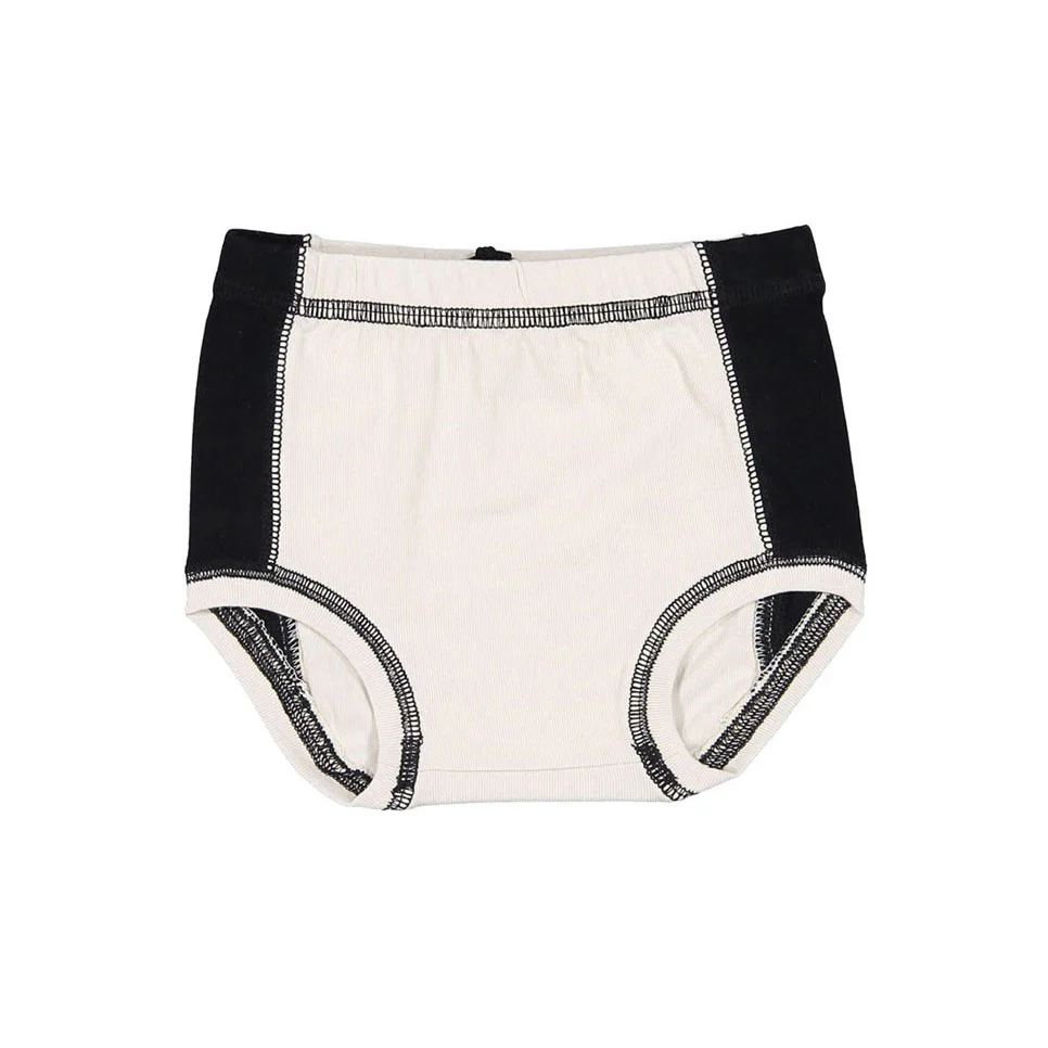 L by Ladida Cream + Black Contrast Bloomer