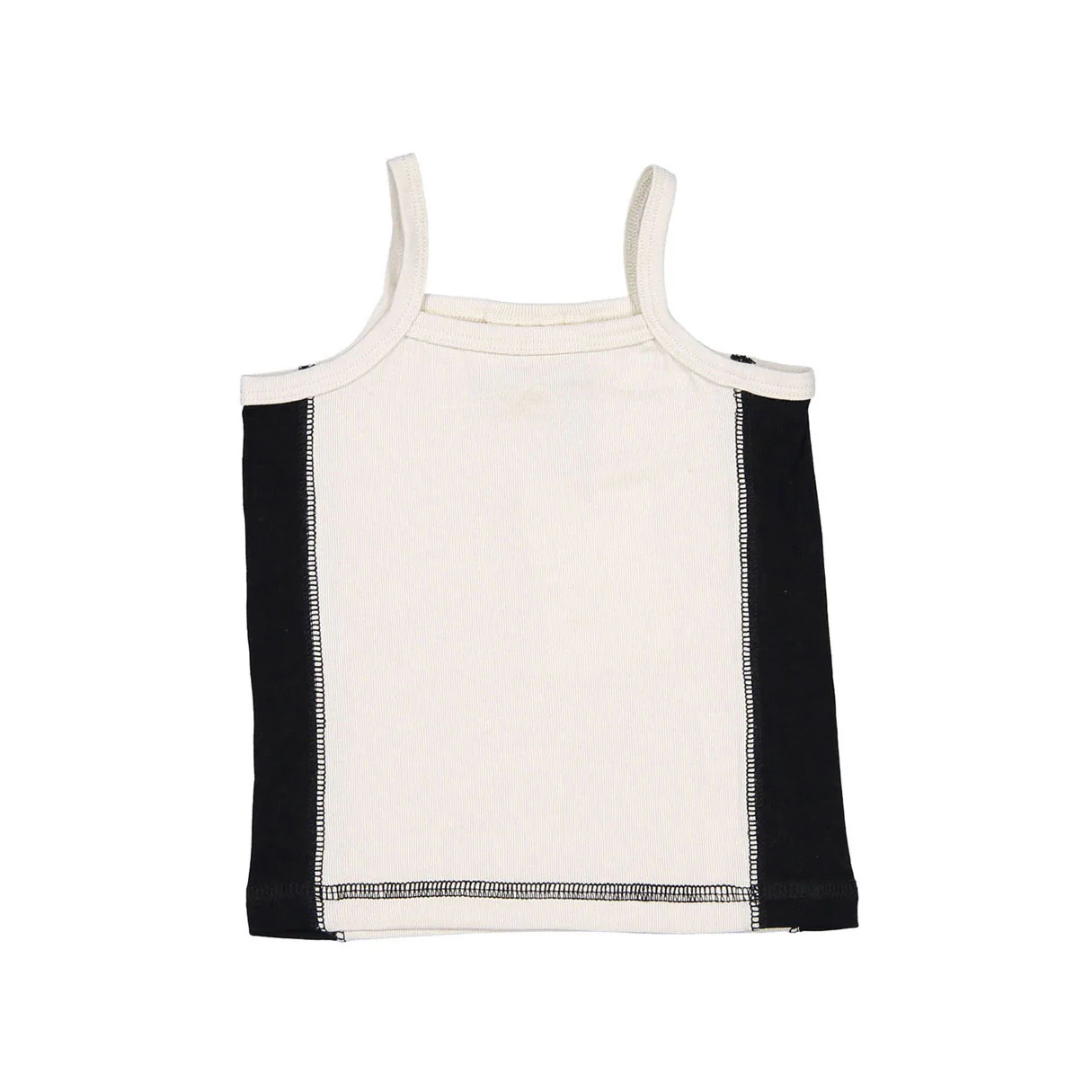 L by Ladida Cream + Black Contrast Tank