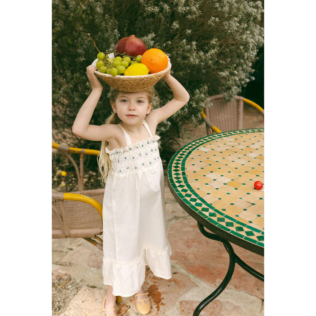 L by Ladida Cream Embroidered Maxi Dress - Image 3