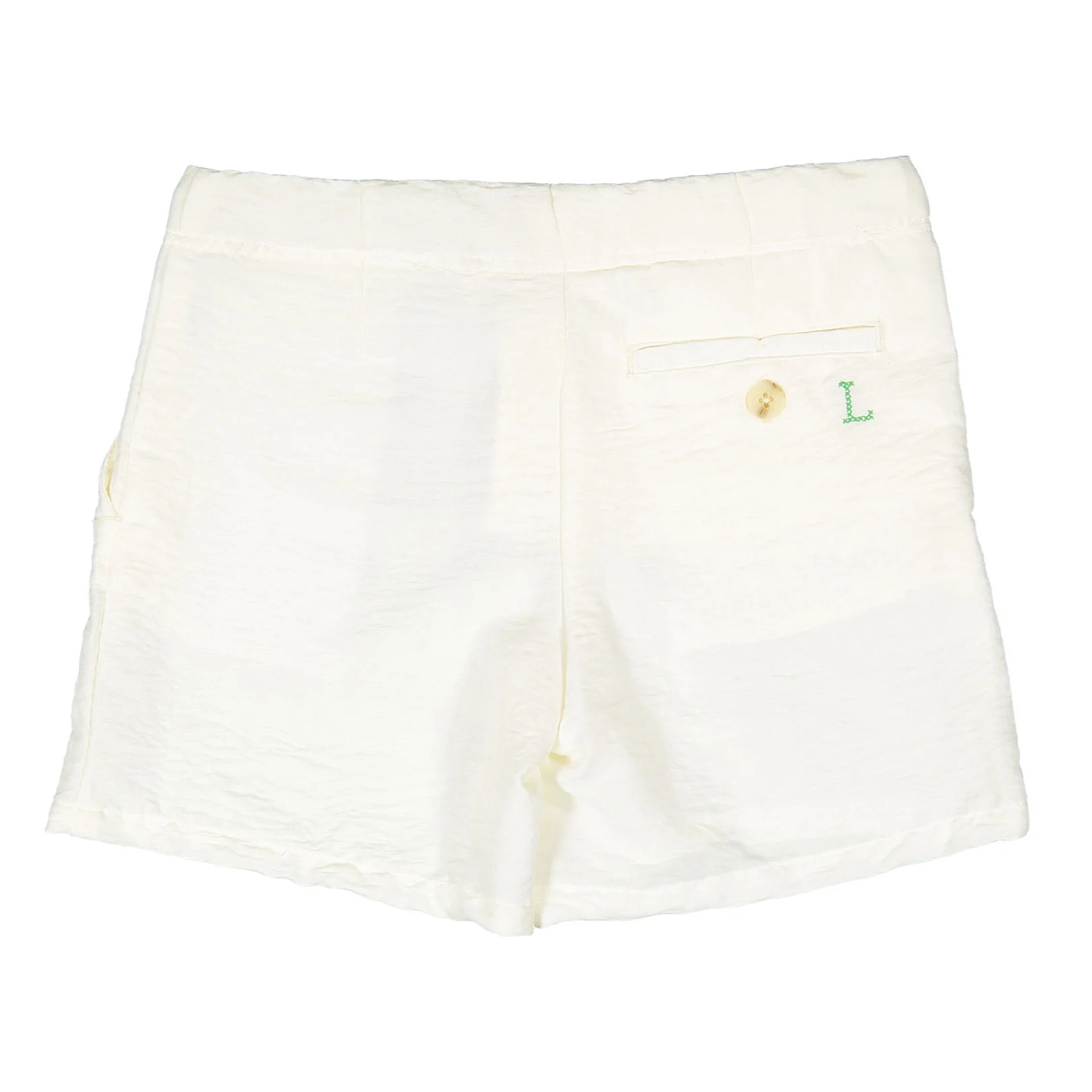 L by Ladida Cream Gauze Shorts - Image 3