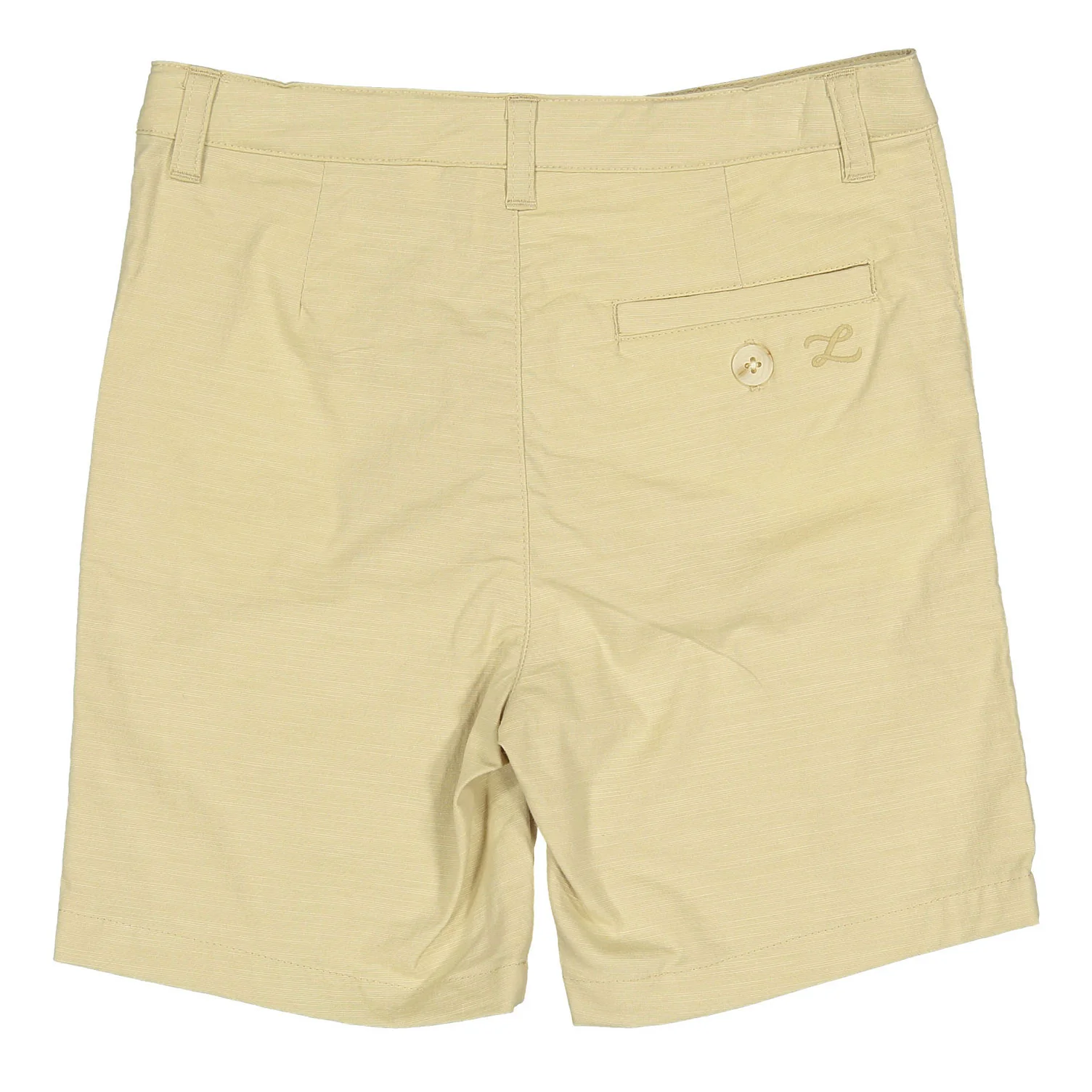 L by Ladida Beige Plain Shorts - Image 2