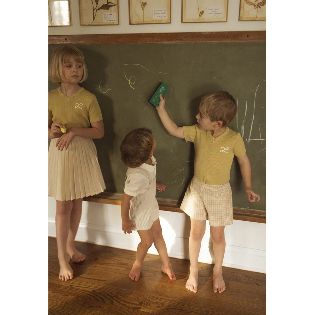 L by Ladida Cream Pleated Skirt - Image 3