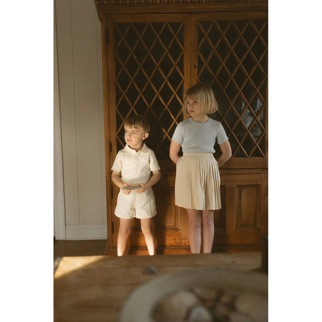 L by Ladida Cream Pleated Skirt - Image 4