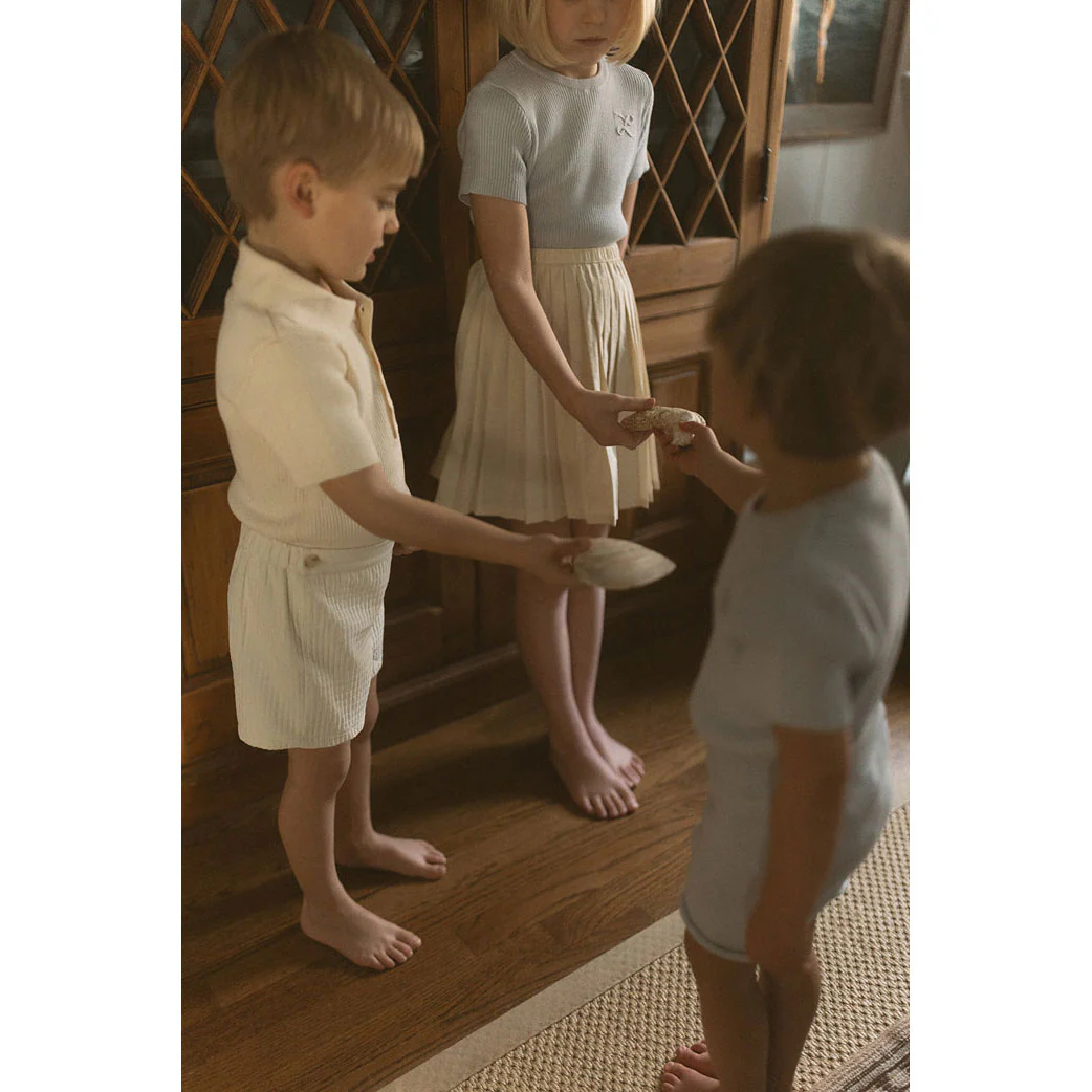 L by Ladida Cream Pleated Skirt - Image 7