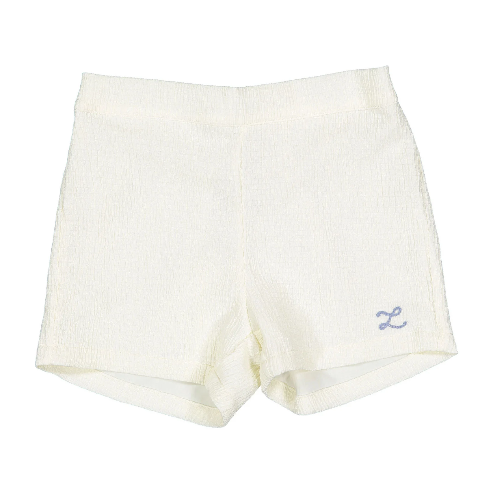 L by Ladida Cream Seersucker Short