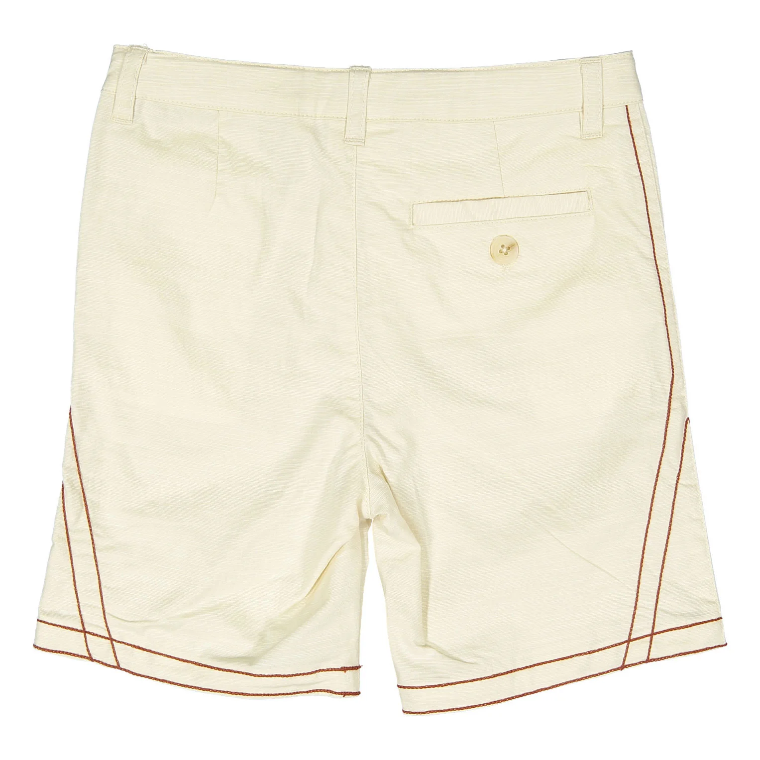 L by Ladida Cream Stiched Shorts - Image 3