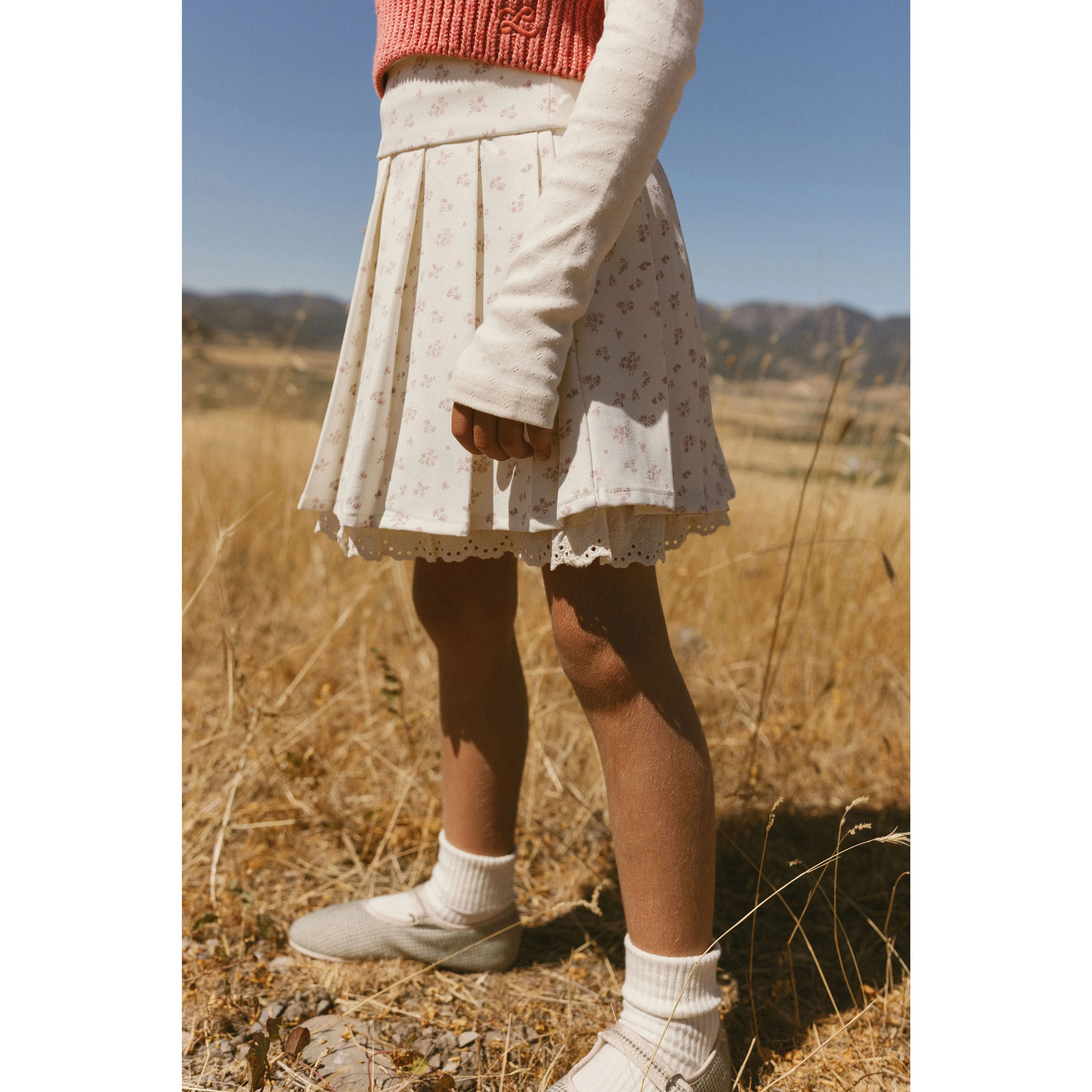 L by Ladida Cream Tiny Bud Skirt - Image 3