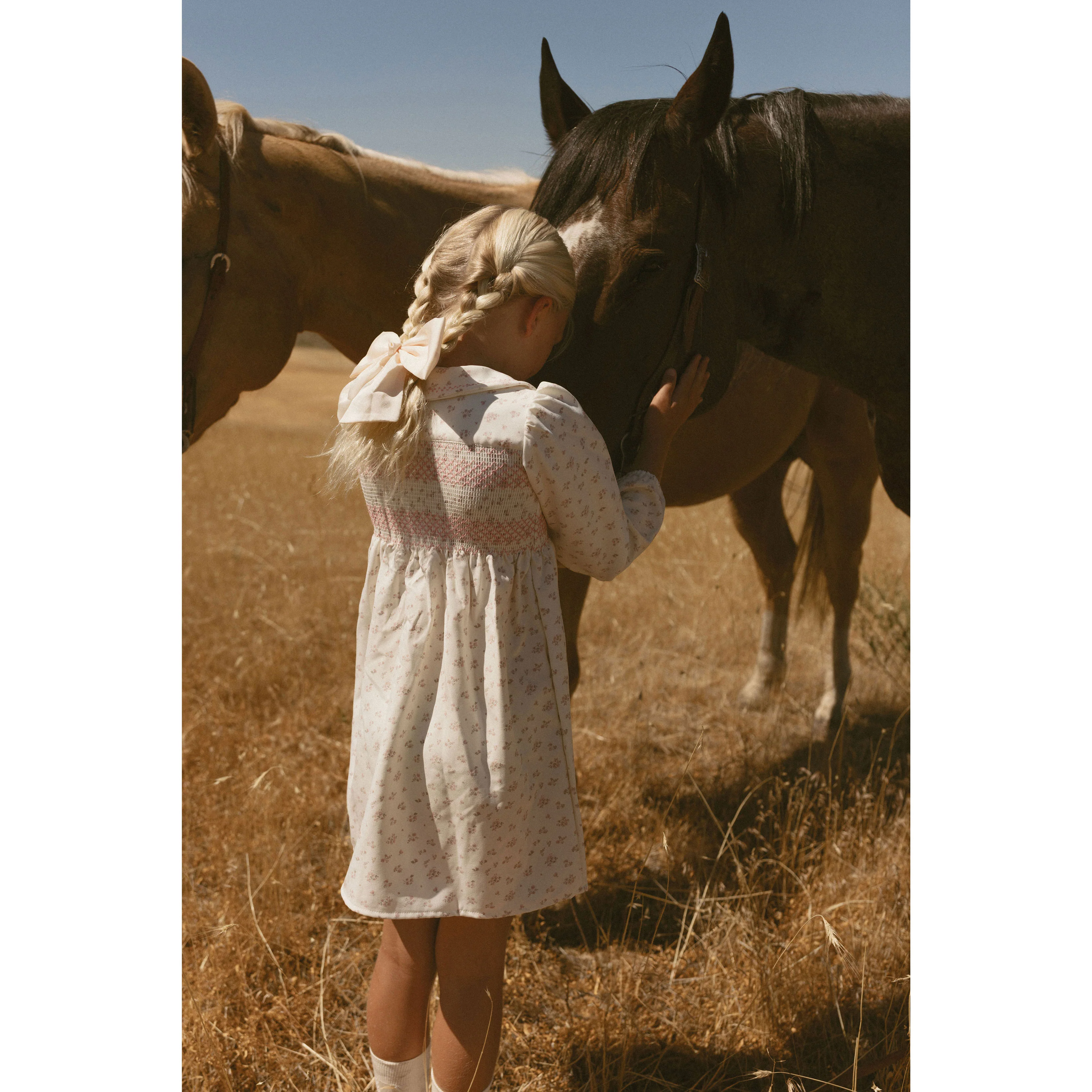 L by Ladida Cream Tiny Bud Smock Dress - Image 3