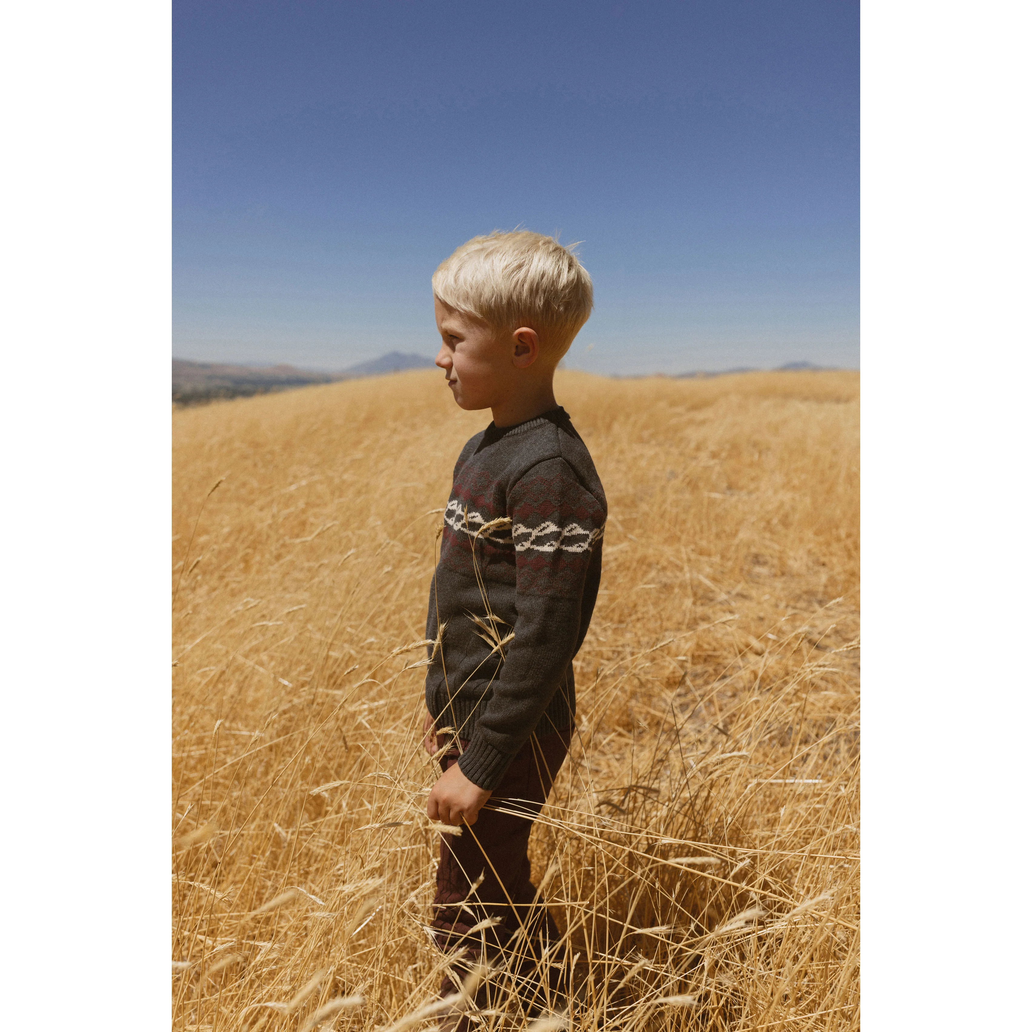 L by Ladida Dark Grey Jacquard Sweater - Image 2