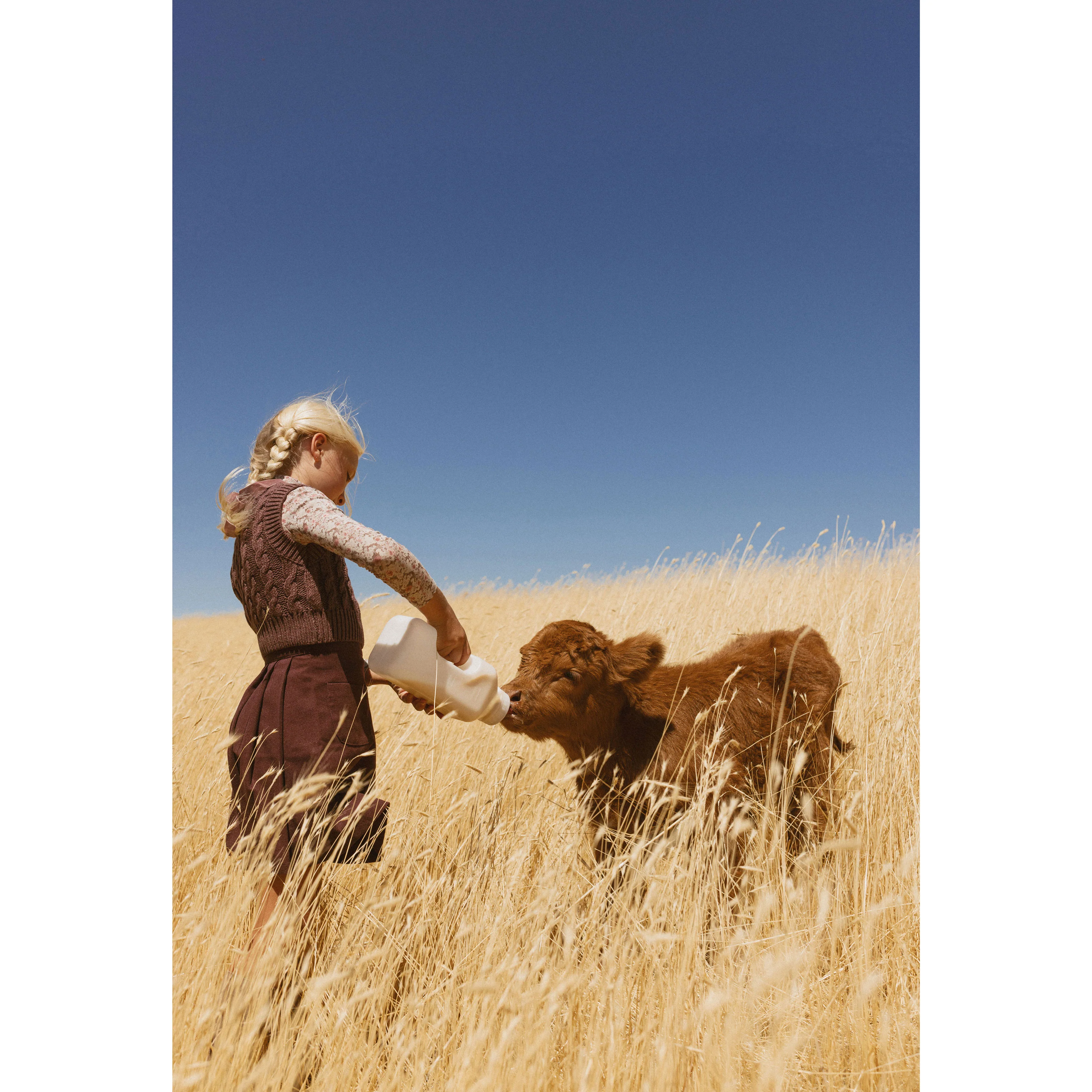 L by Ladida Eggplant Wool Pleated Skirt - Image 4