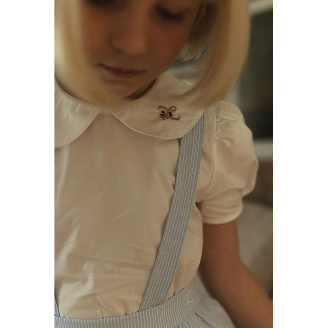 L by Ladida Embroidered Short Sleeve Blouse - Image 4