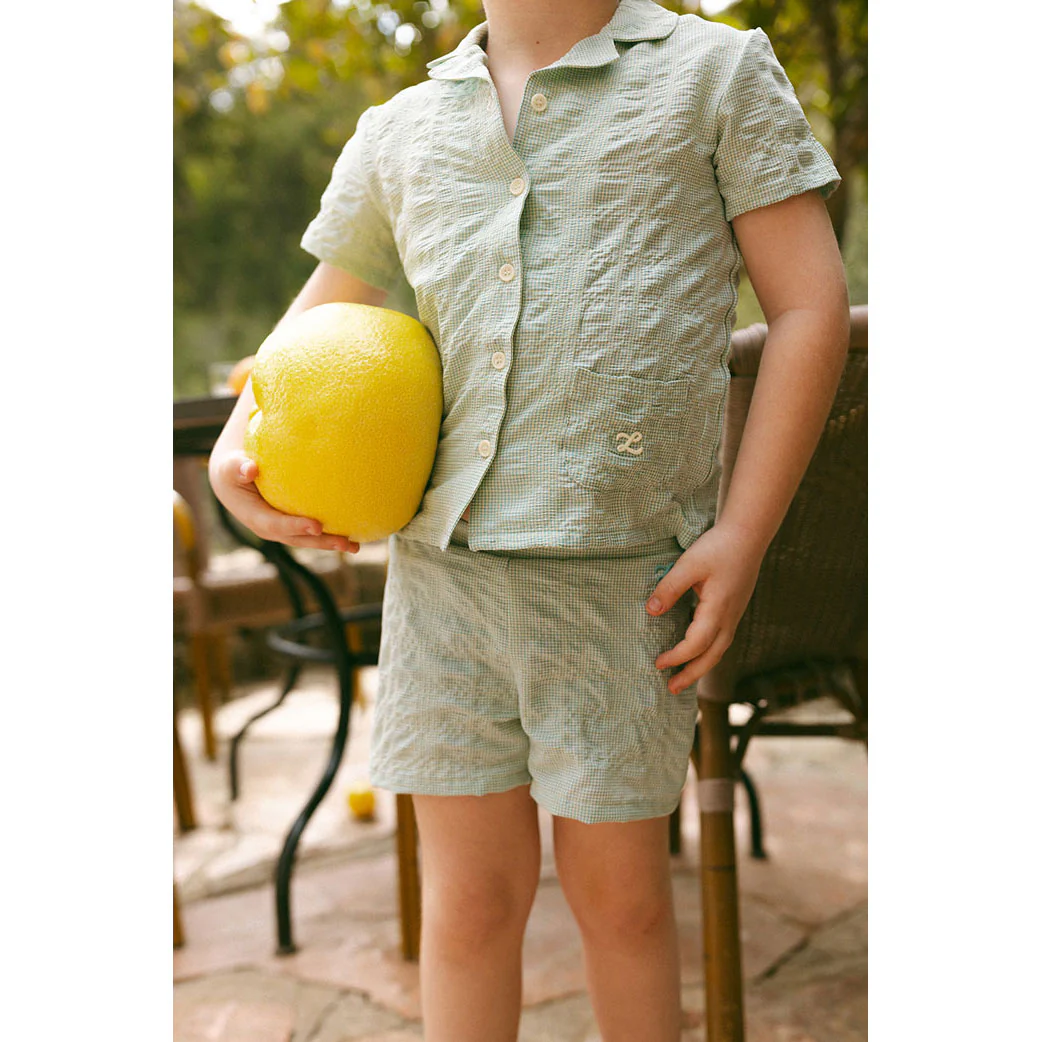 L by Ladida Fern Gingham Grandpa Shirt - Image 2