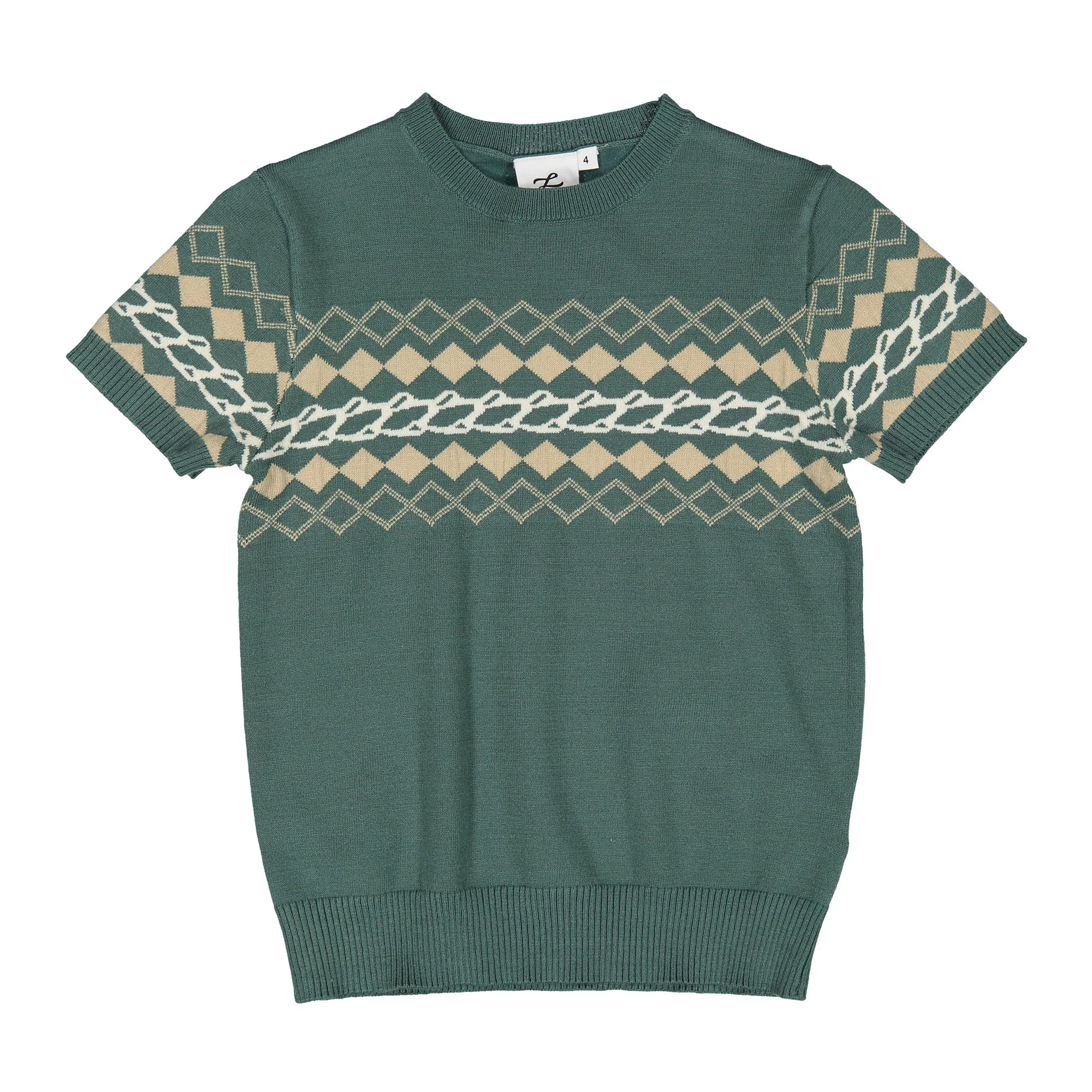 L by Ladida Fern Knit Jacquard Sweater