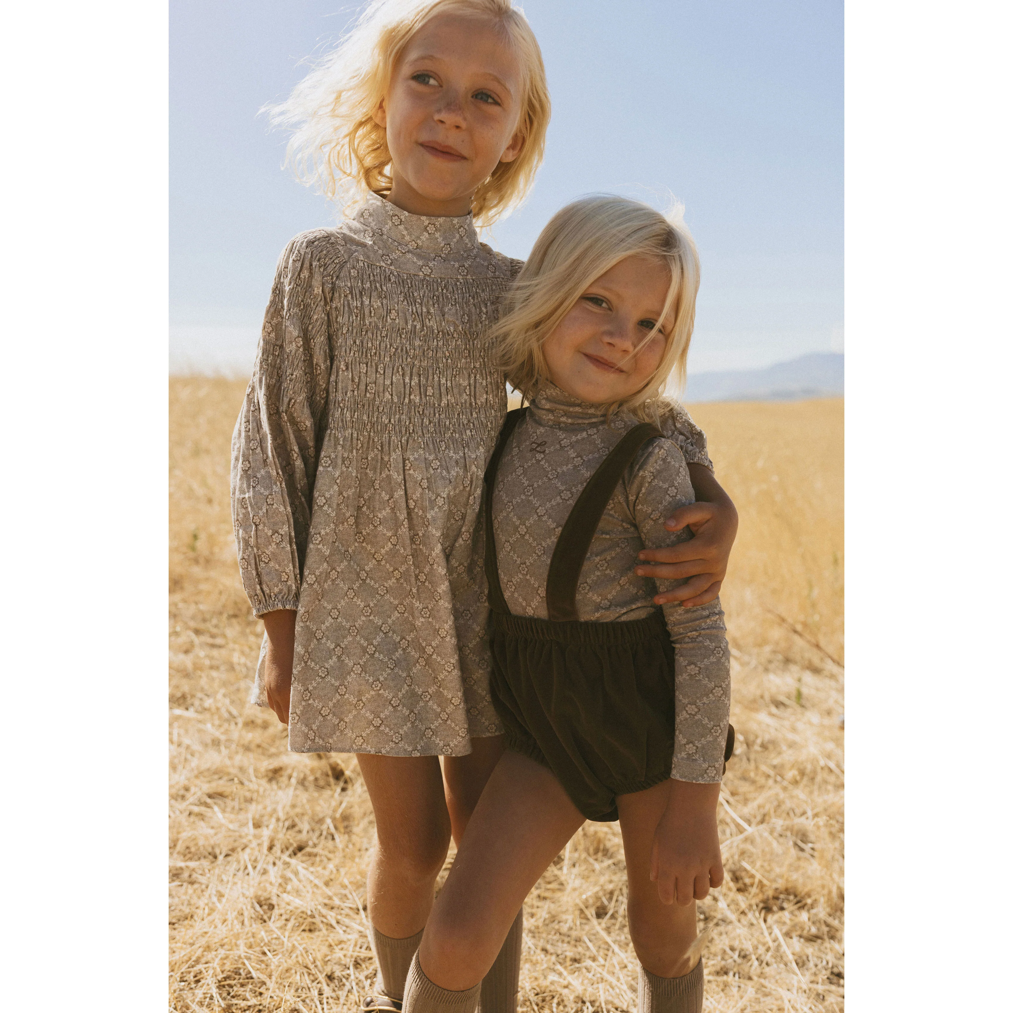 L by Ladida Floral Grid Smocked Dress - Image 2