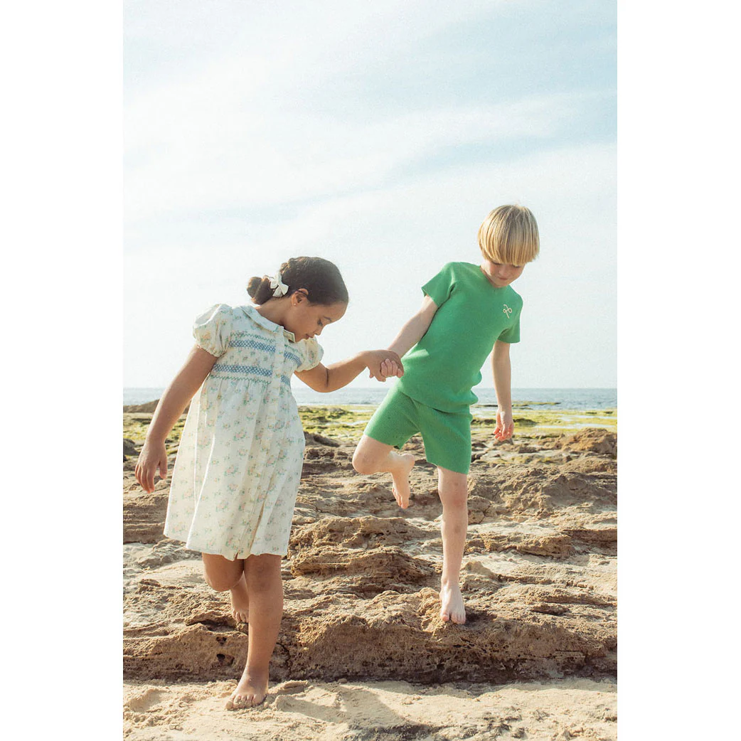 L by Ladida Floral Smocked Puff Sleeve Dress - Image 3