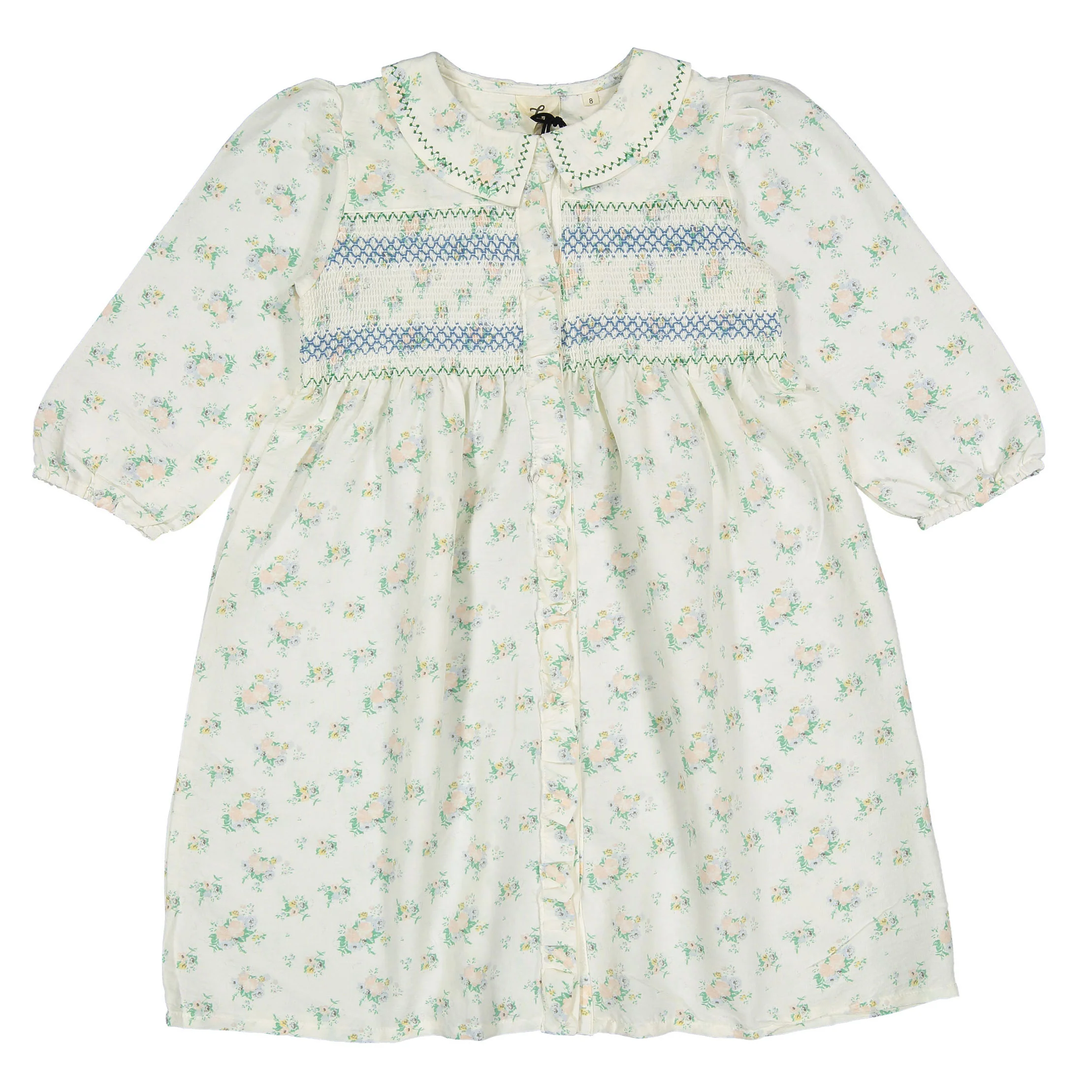 L by Ladida Floral Smocked Puff Sleeve Dress - Image 6