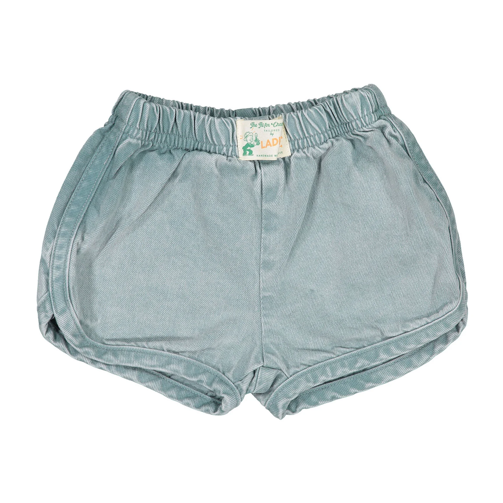 L by Ladida Funday Green Denim Shorts