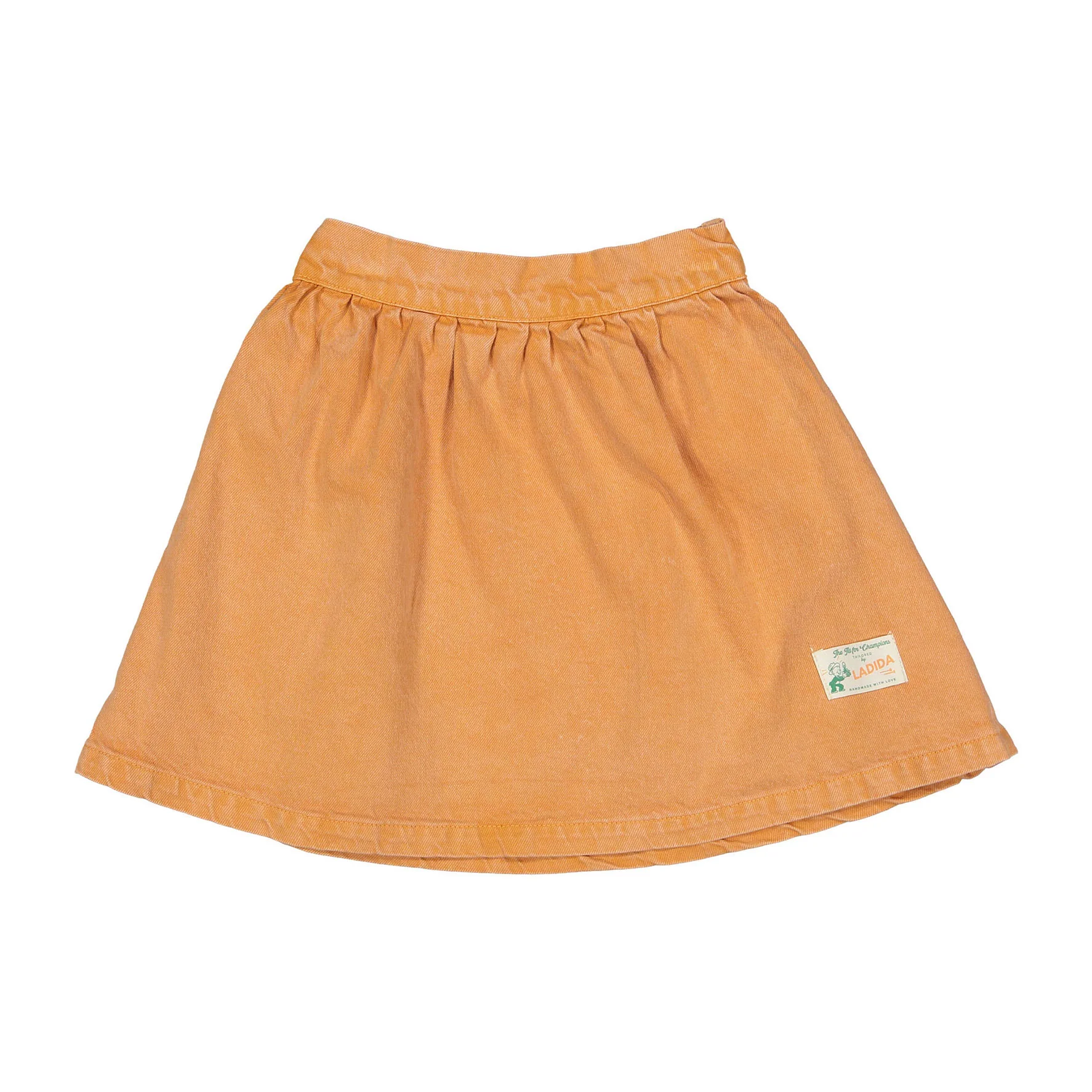L by Ladida Funday Orange Denim Skirt