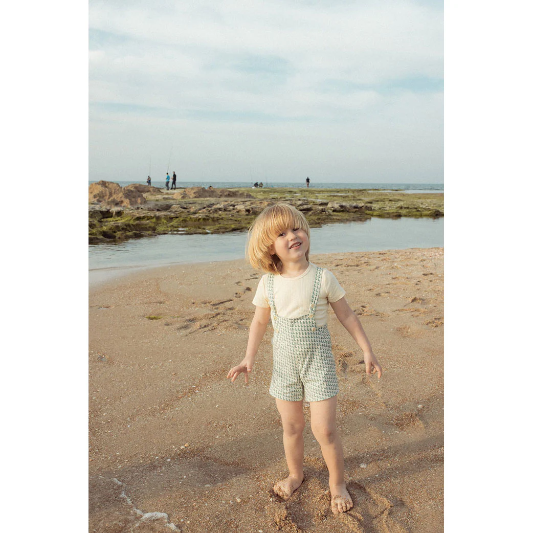 L by Ladida Green Logo Printed Overalls - Image 2