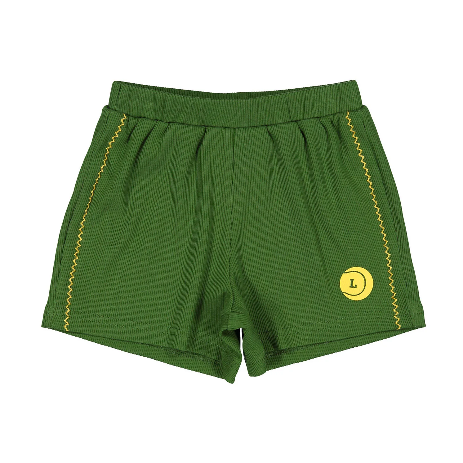 L by Ladida Green Ribbed Short