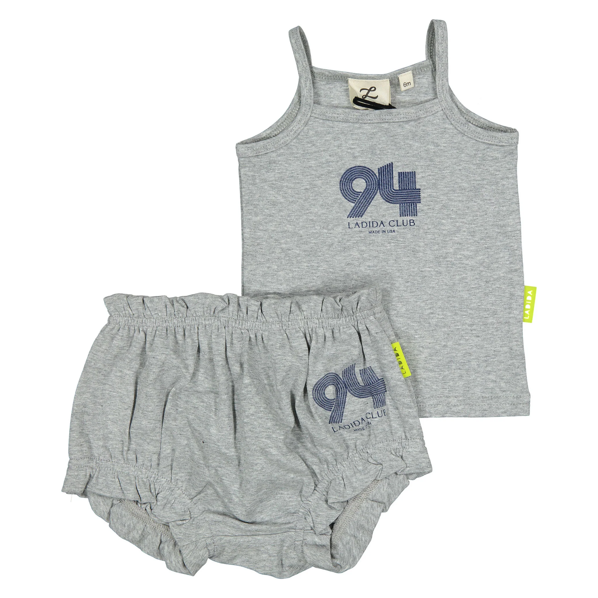 L by Ladida Heather Grey 94 Bloomer Set